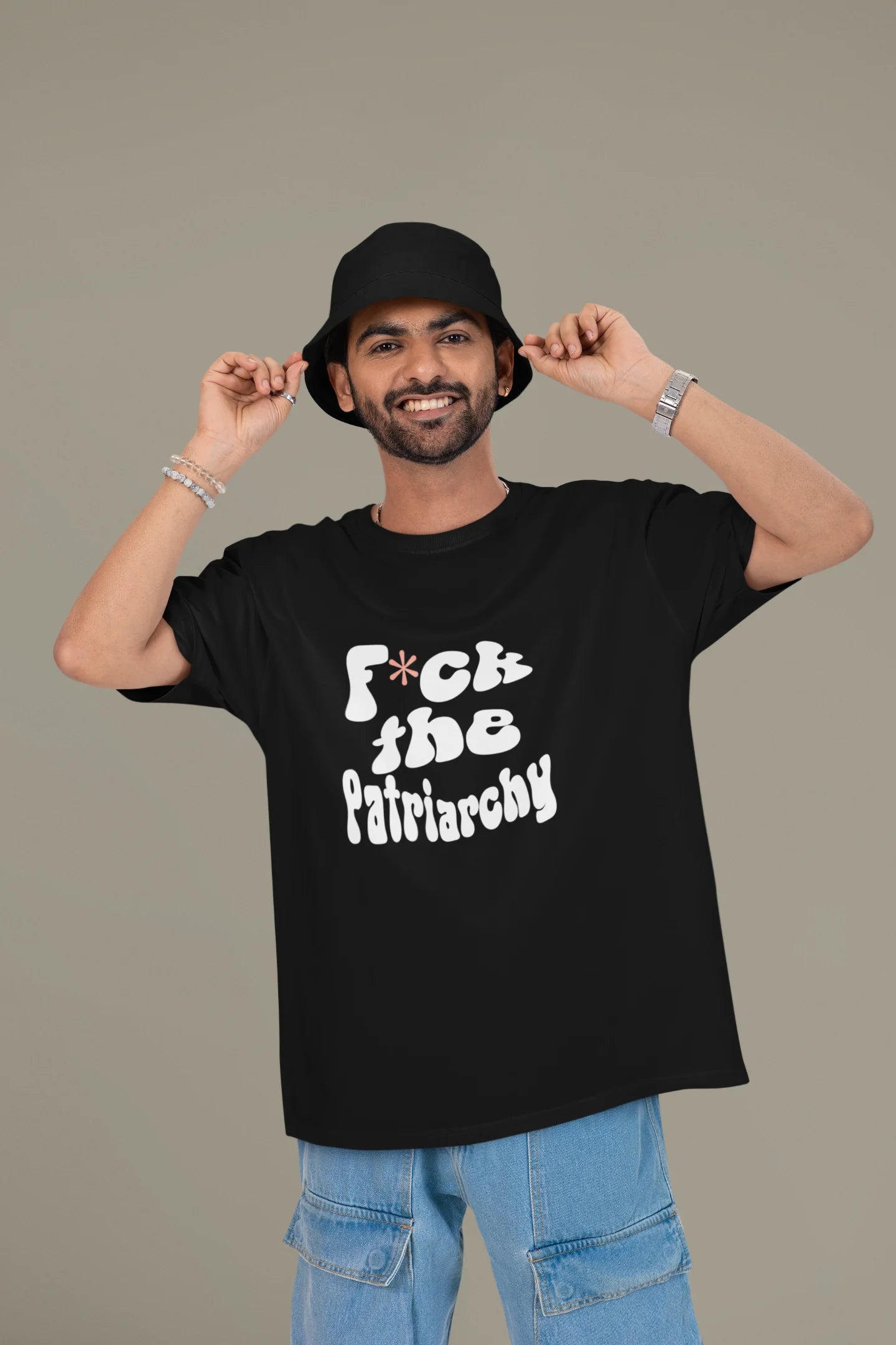 F**k the Patriarchy | T.S | Dropped Sleeve Unisex Tee