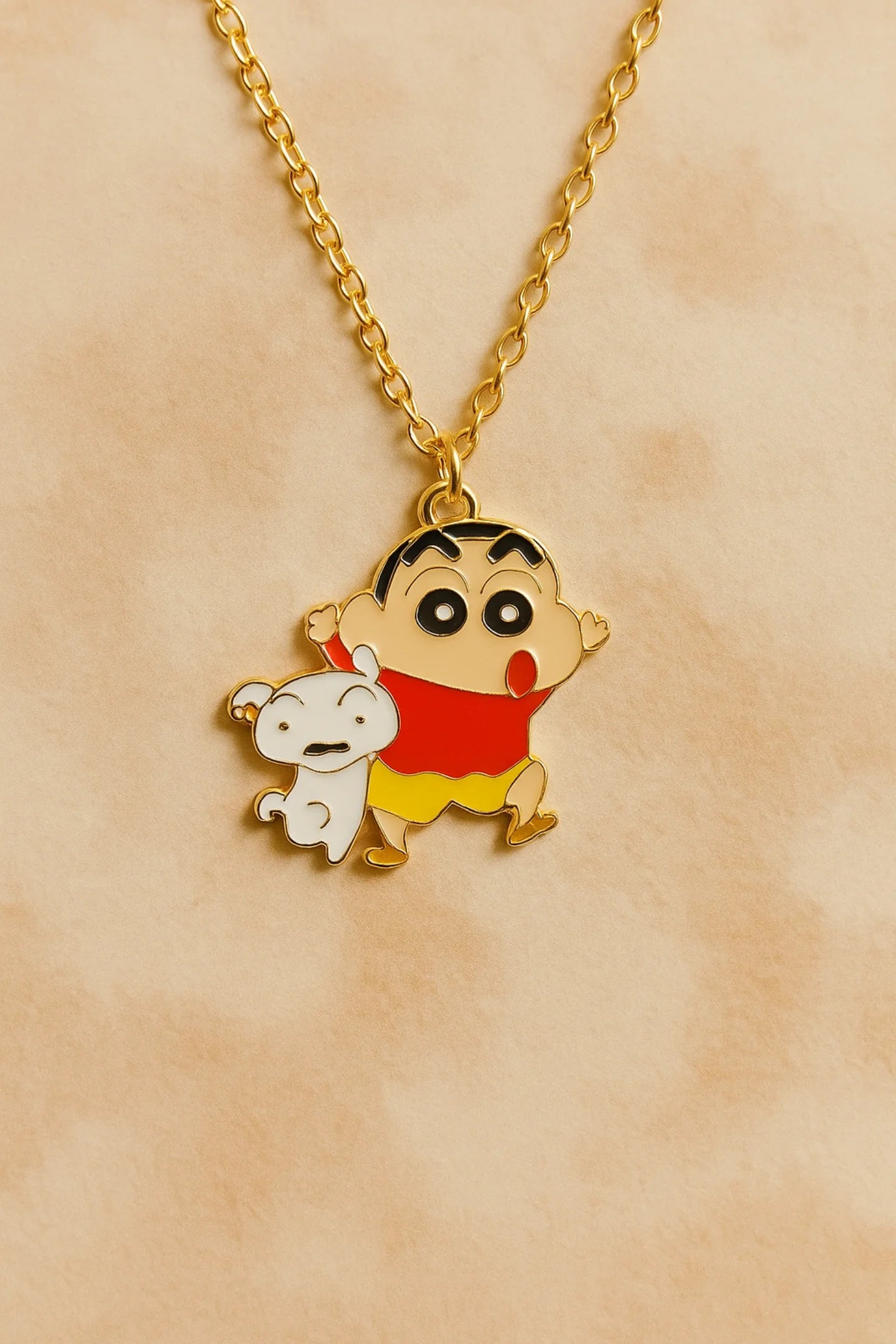 Hey Guys | Shinchan | Anti-Tarnish Golden Chain