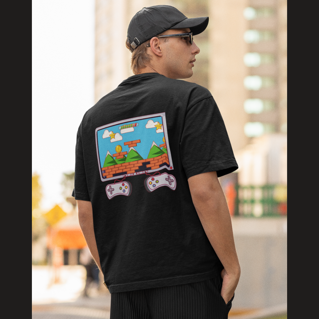 Mario | Dropped Sleeve Unisex Tee