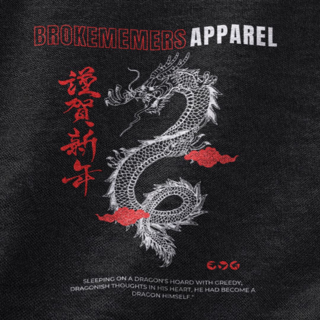 Dragon | Dropped Sleeve Unisex Tee