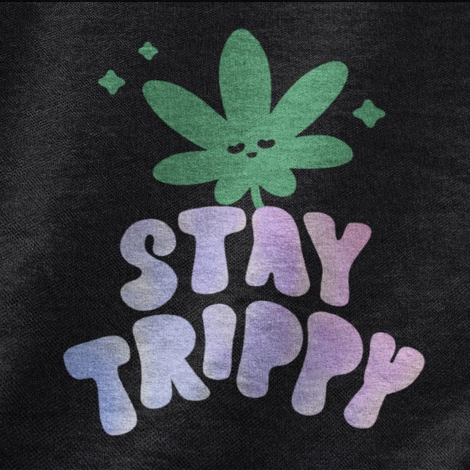 Stay Trippy | Dropped Sleeve Unisex T-Shirt