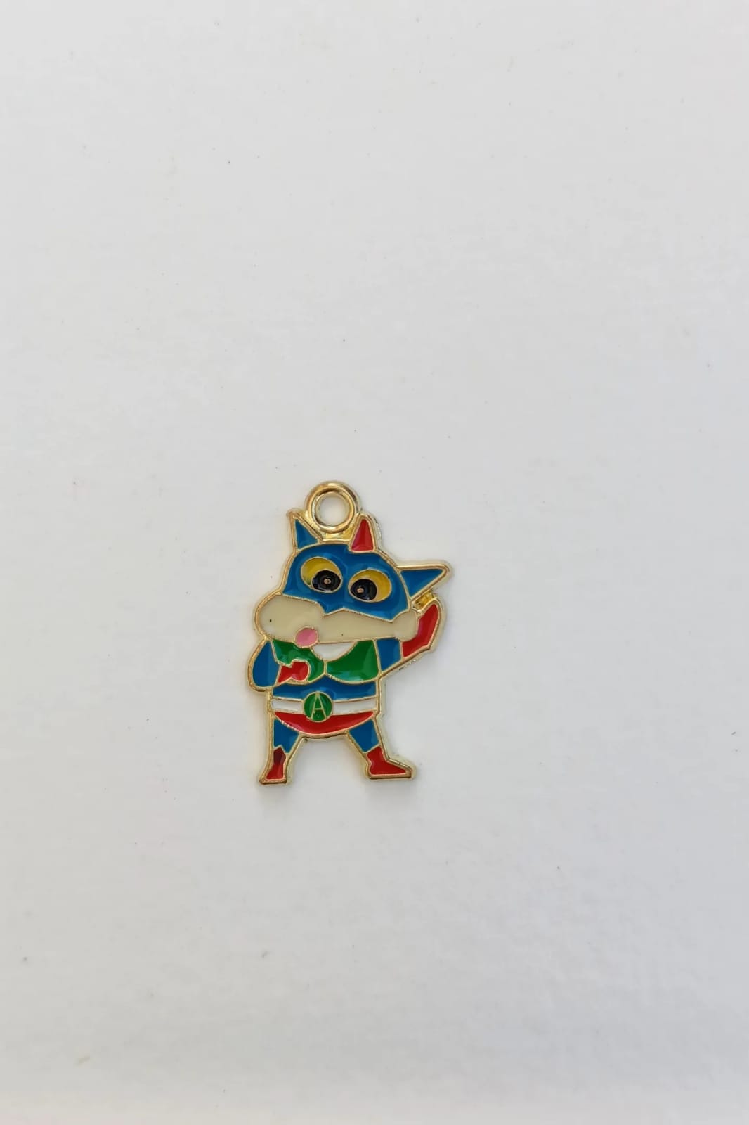 Second view of a charm featuring Action Kamen Chan, Shinchan's superhero alter ego.