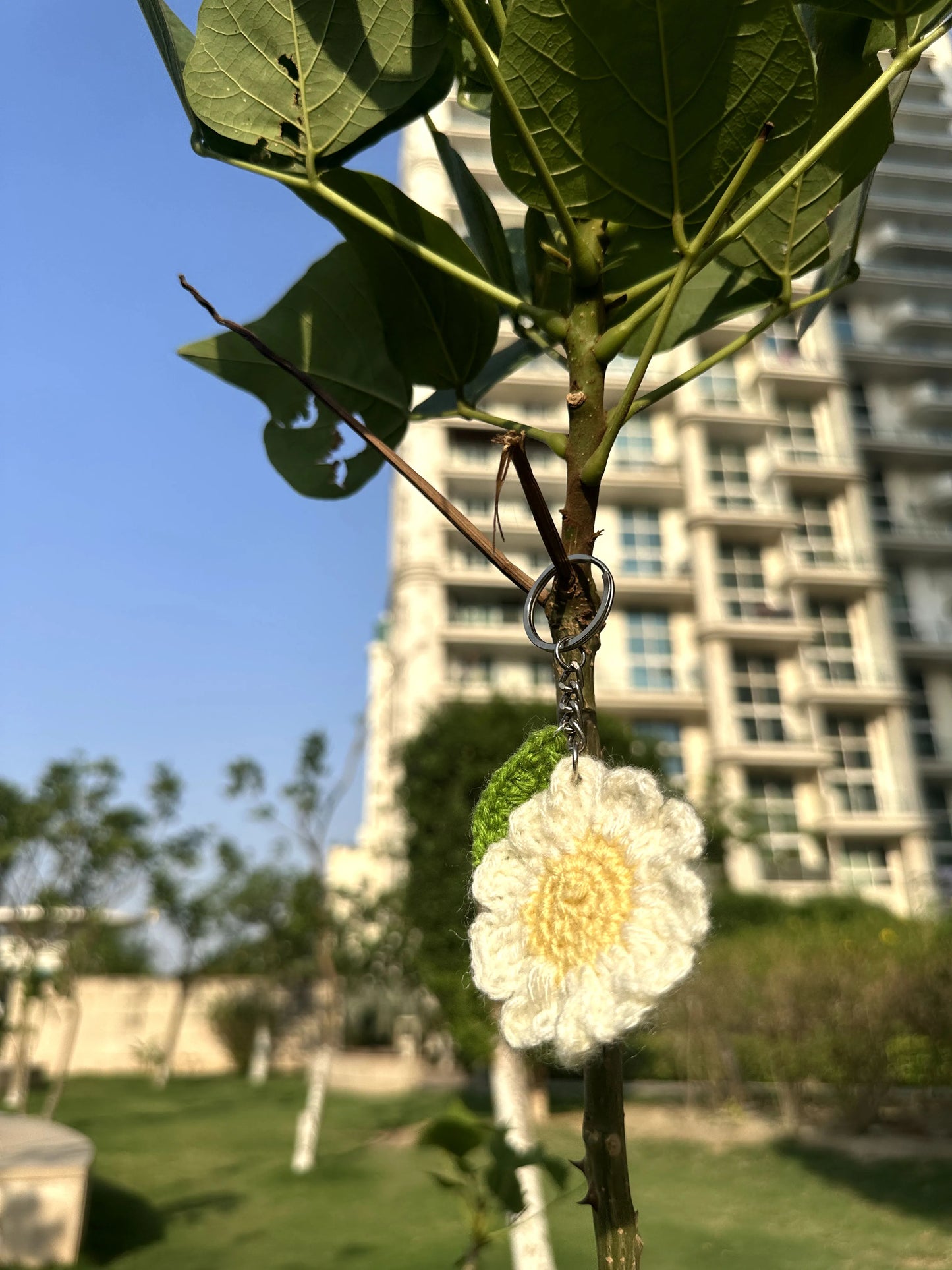 Daisy | Keychain |  Kuro Kuro Crochets