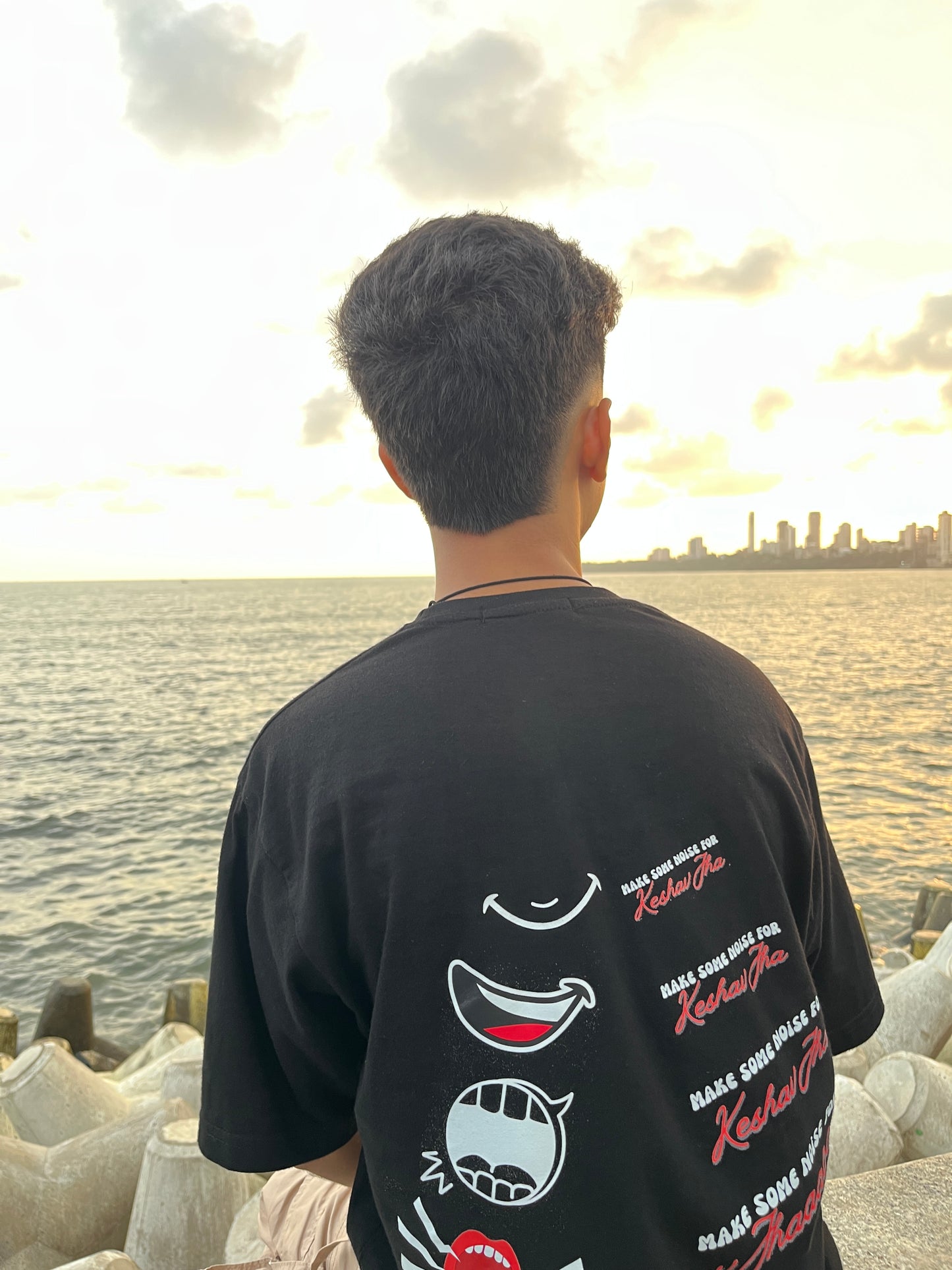 Make Some Noise.. | Keshav Jhaa Official Merch | Oversized Unisex T-Shirt