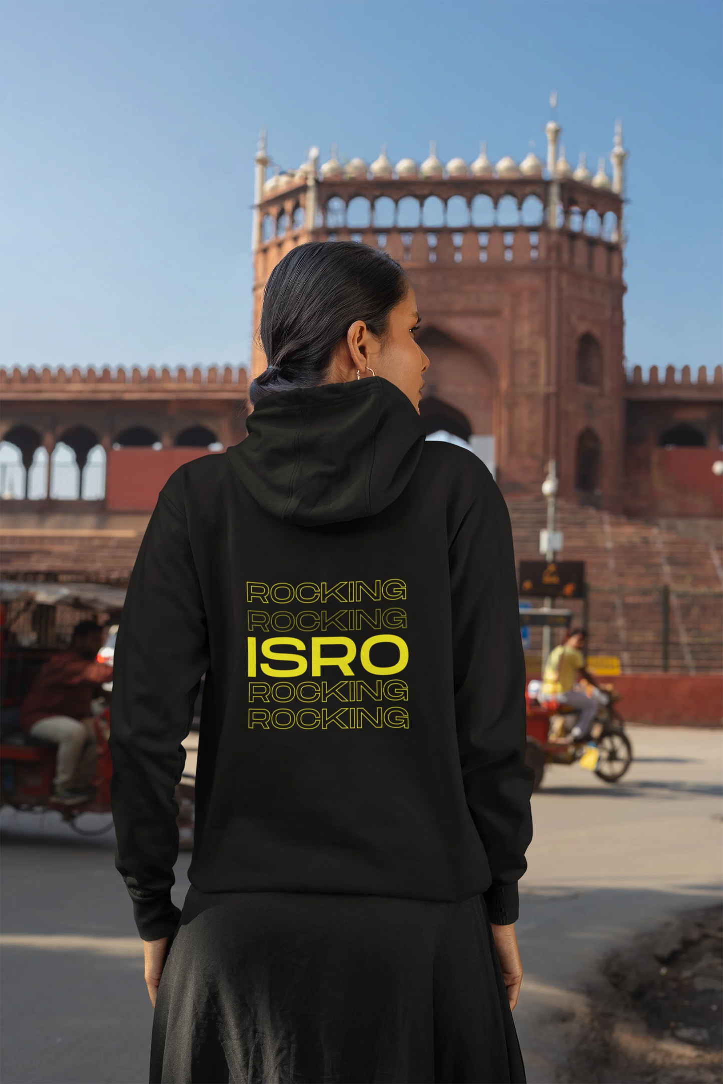 ISRO Rocking | Space Vogue | Premium Unisex Winter Hoodie