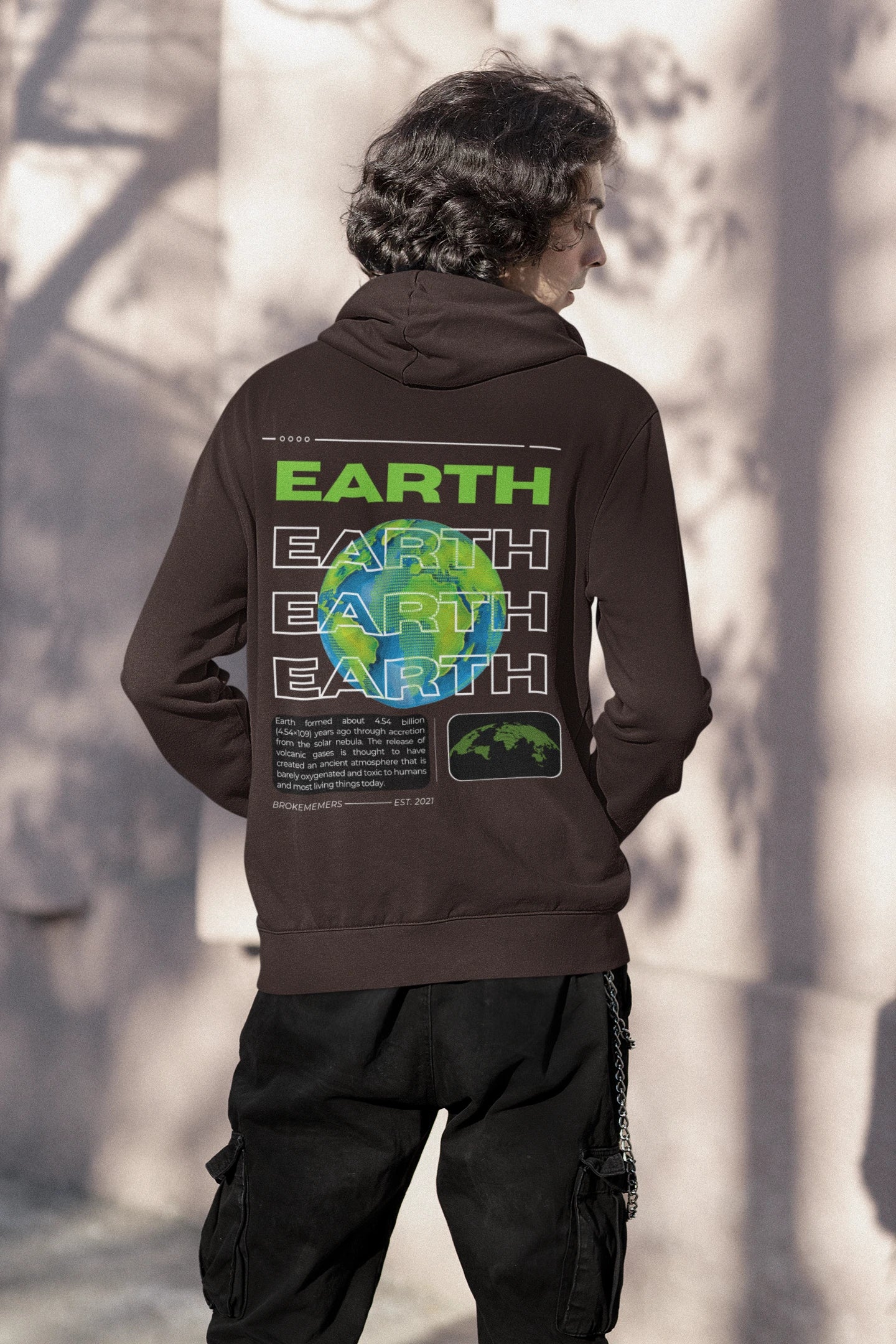 Planet Earth | Space Vogue | Premium Unisex Winter Hoodie