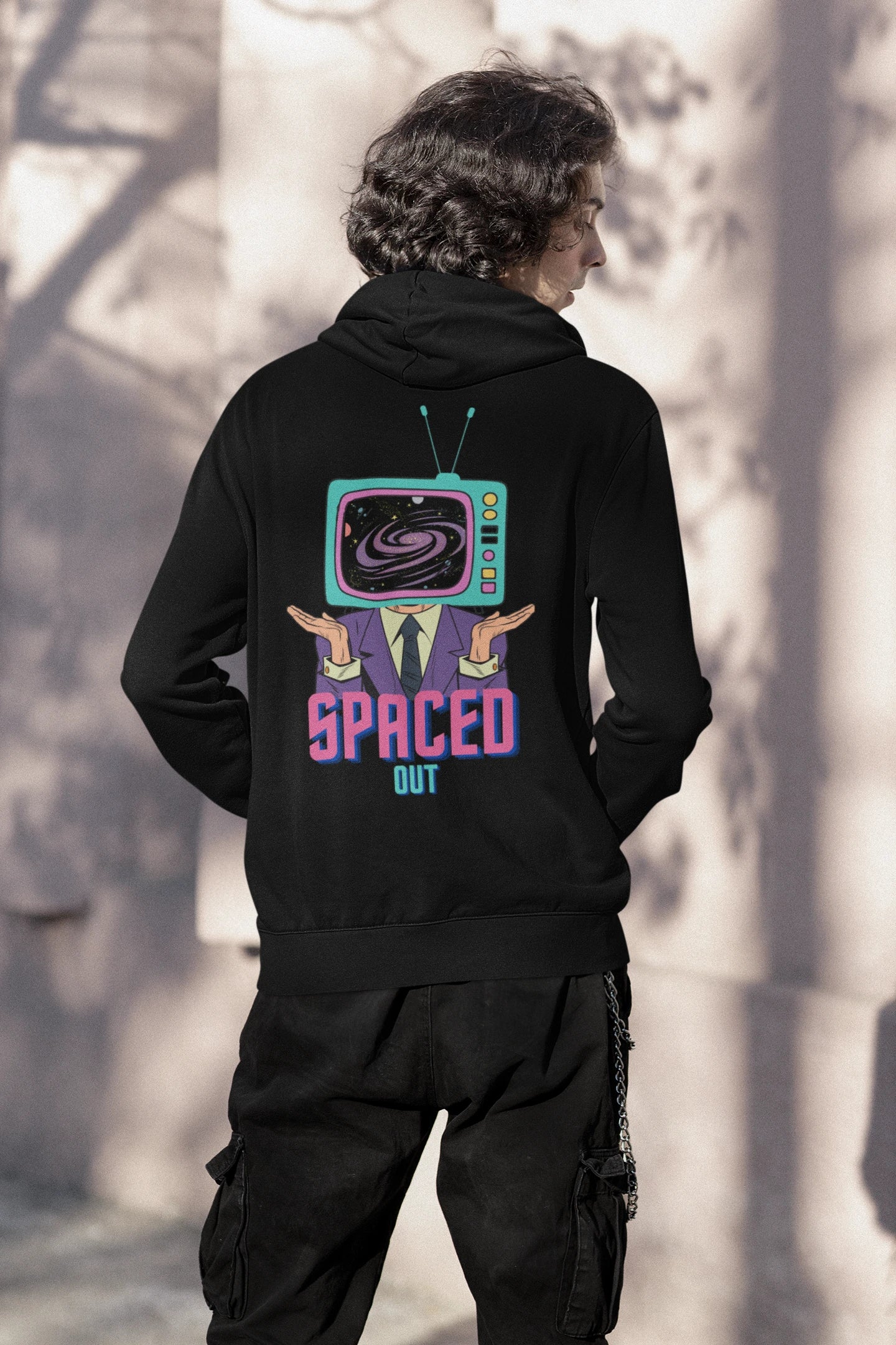 TV Spaced Out | Space Vogue | Premium Unisex Winter Hoodie