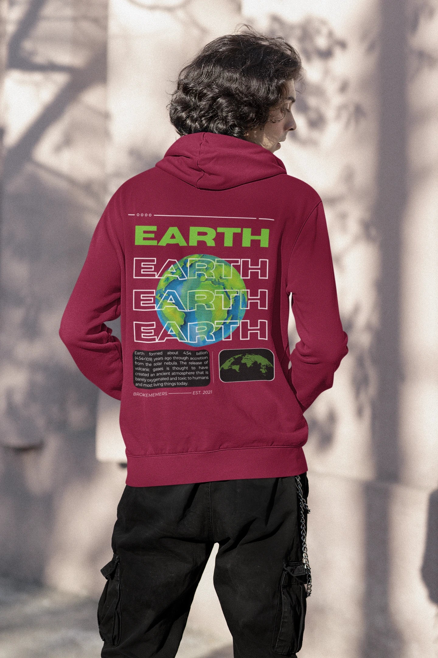 Planet Earth | Space Vogue | Premium Unisex Winter Hoodie