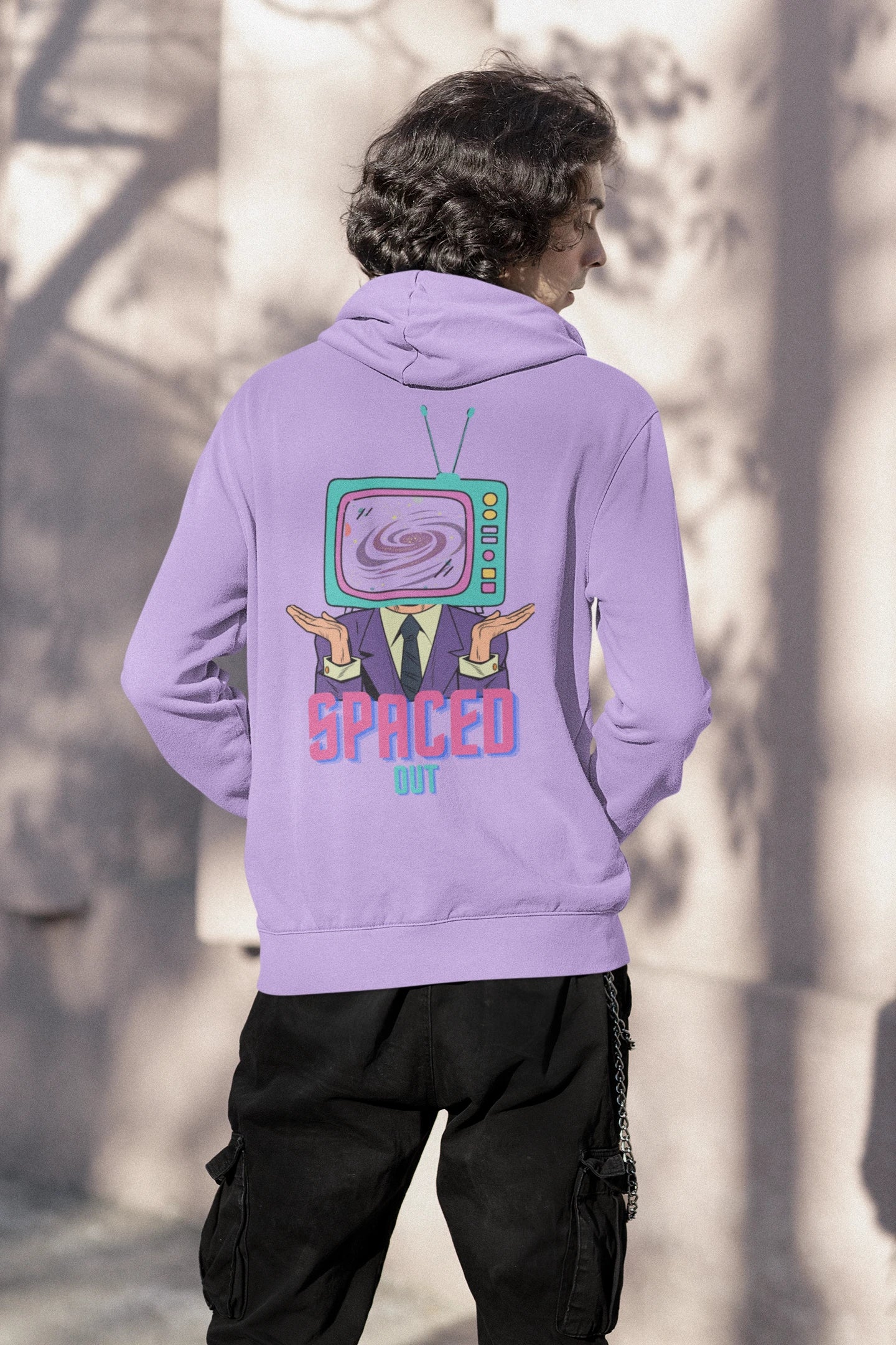 TV Spaced Out | Space Vogue | Premium Unisex Winter Hoodie
