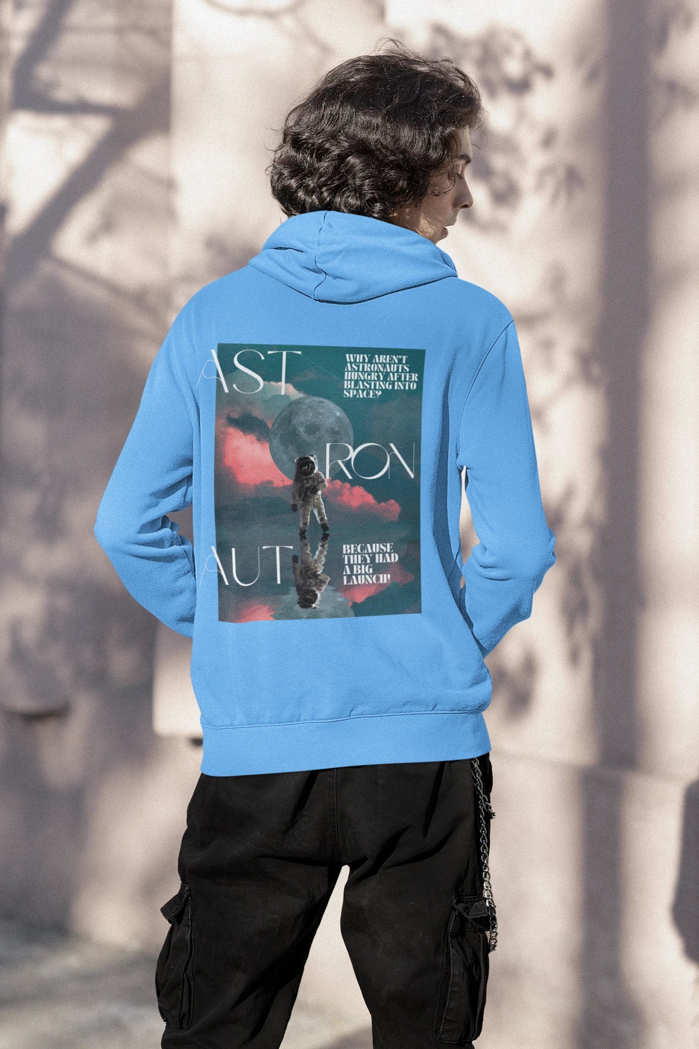 A big launch | Space Vogue | Premium Unisex Winter Hoodie