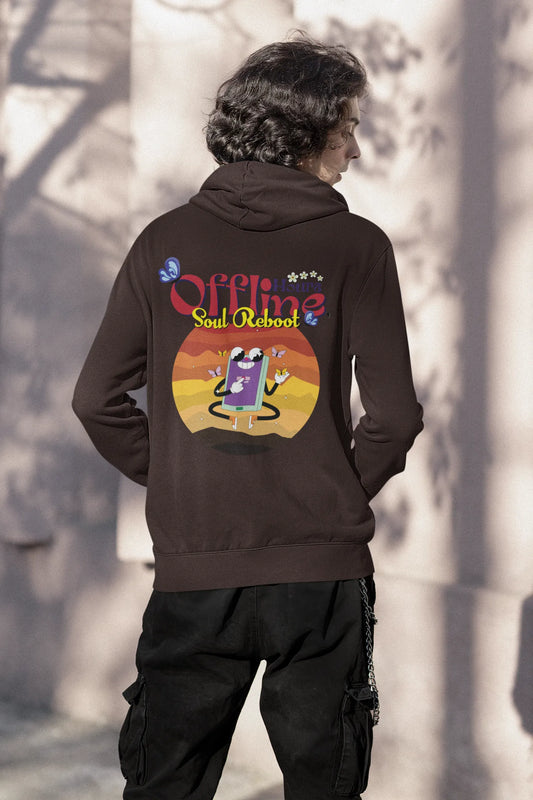 Offline Hours | Typography | Premium Unisex Winter Hoodie