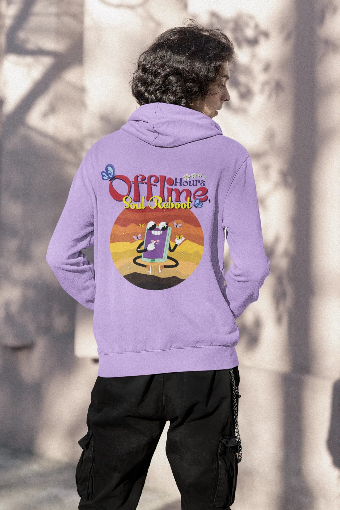 Offline Hours | Typography | Premium Unisex Winter Hoodie