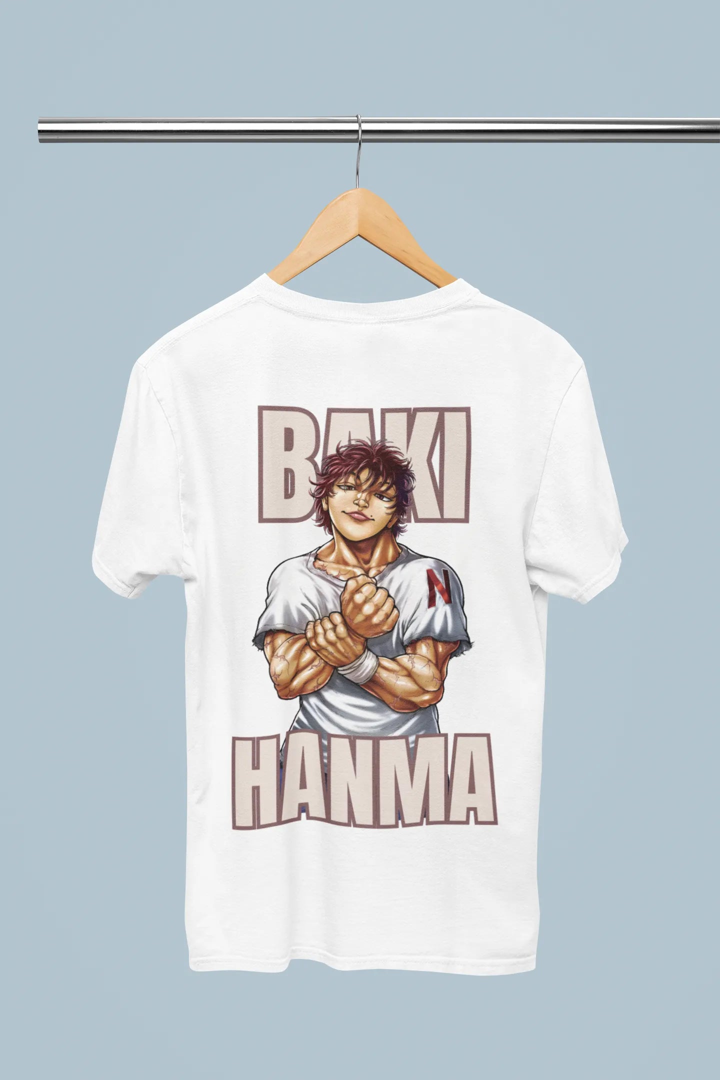Baki Hanma | Oversized Half Sleeve Unisex Tee | Broke Memers
