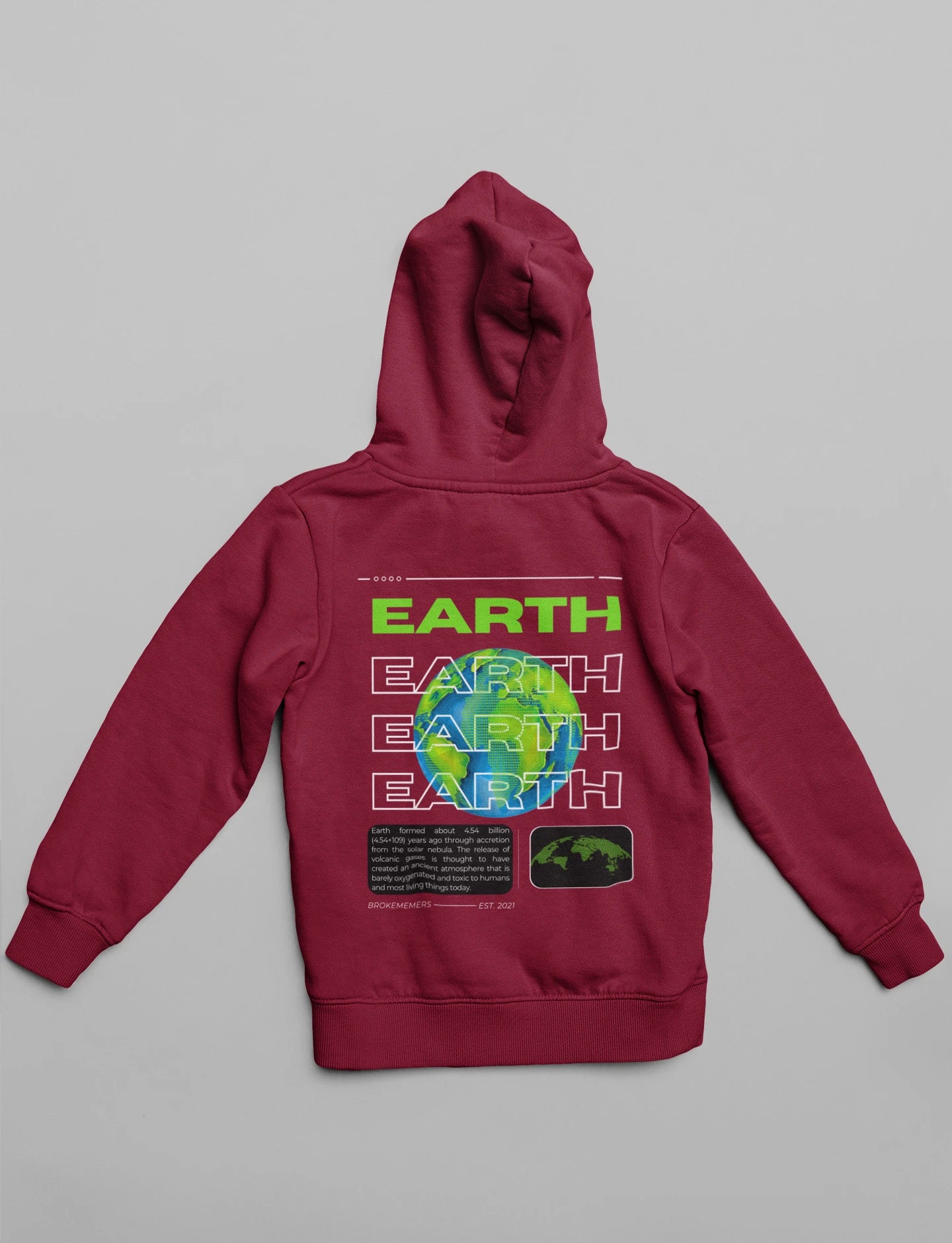Planet Earth | Space Vogue | Premium Unisex Winter Hoodie