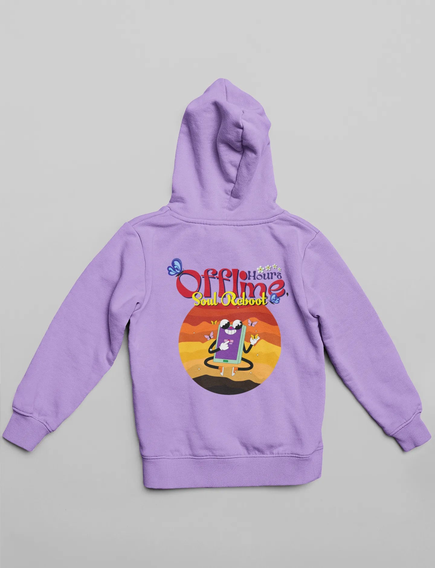 Offline Hours | Typography | Premium Unisex Winter Hoodie