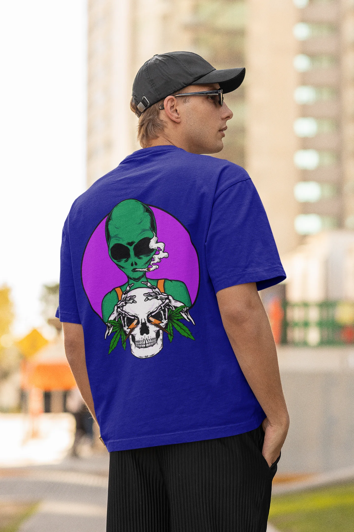 Green leaf | Dropped Sleeve Unisex T-Shirt