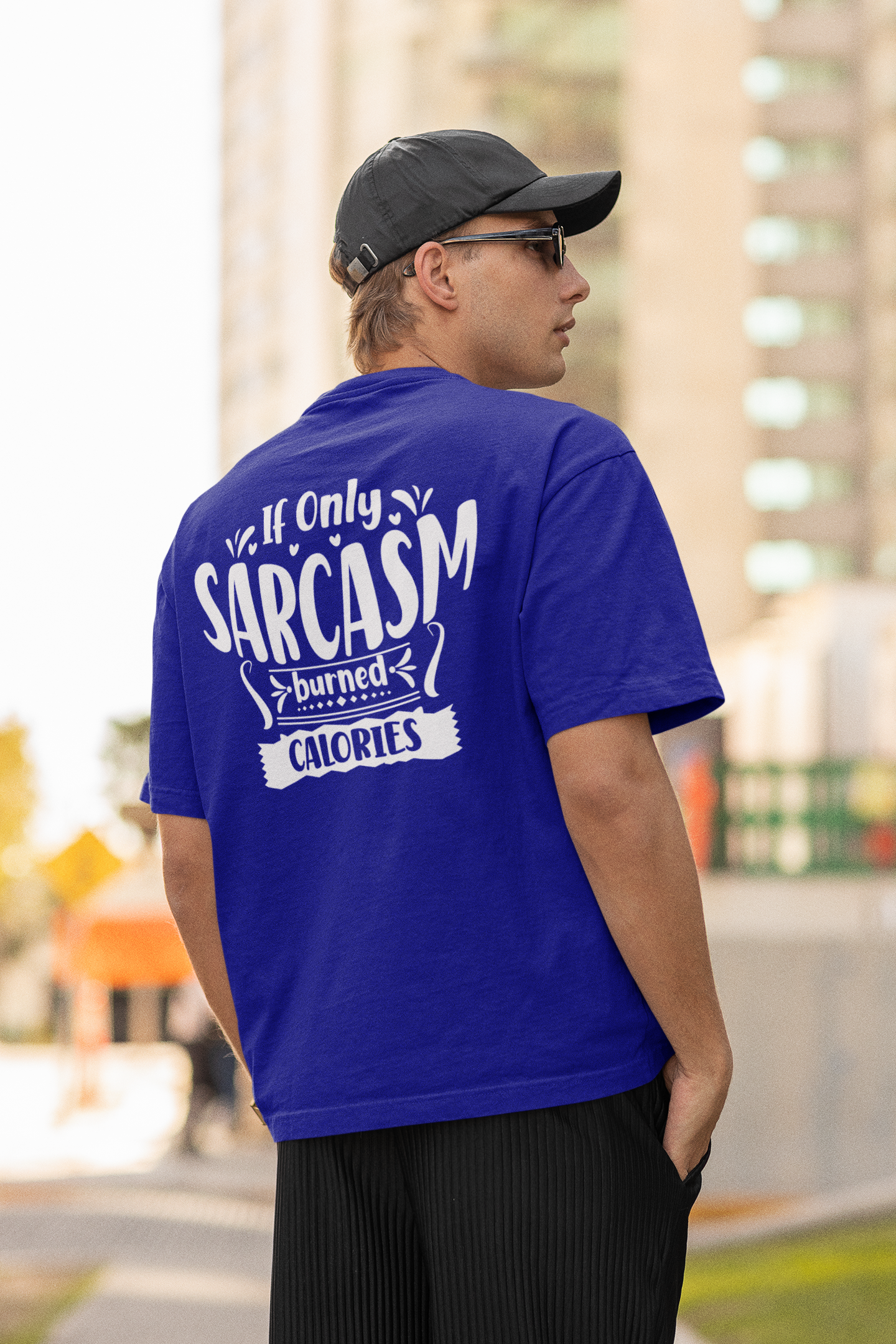 Sarcasm | Dropped Sleeve Unisex Tee
