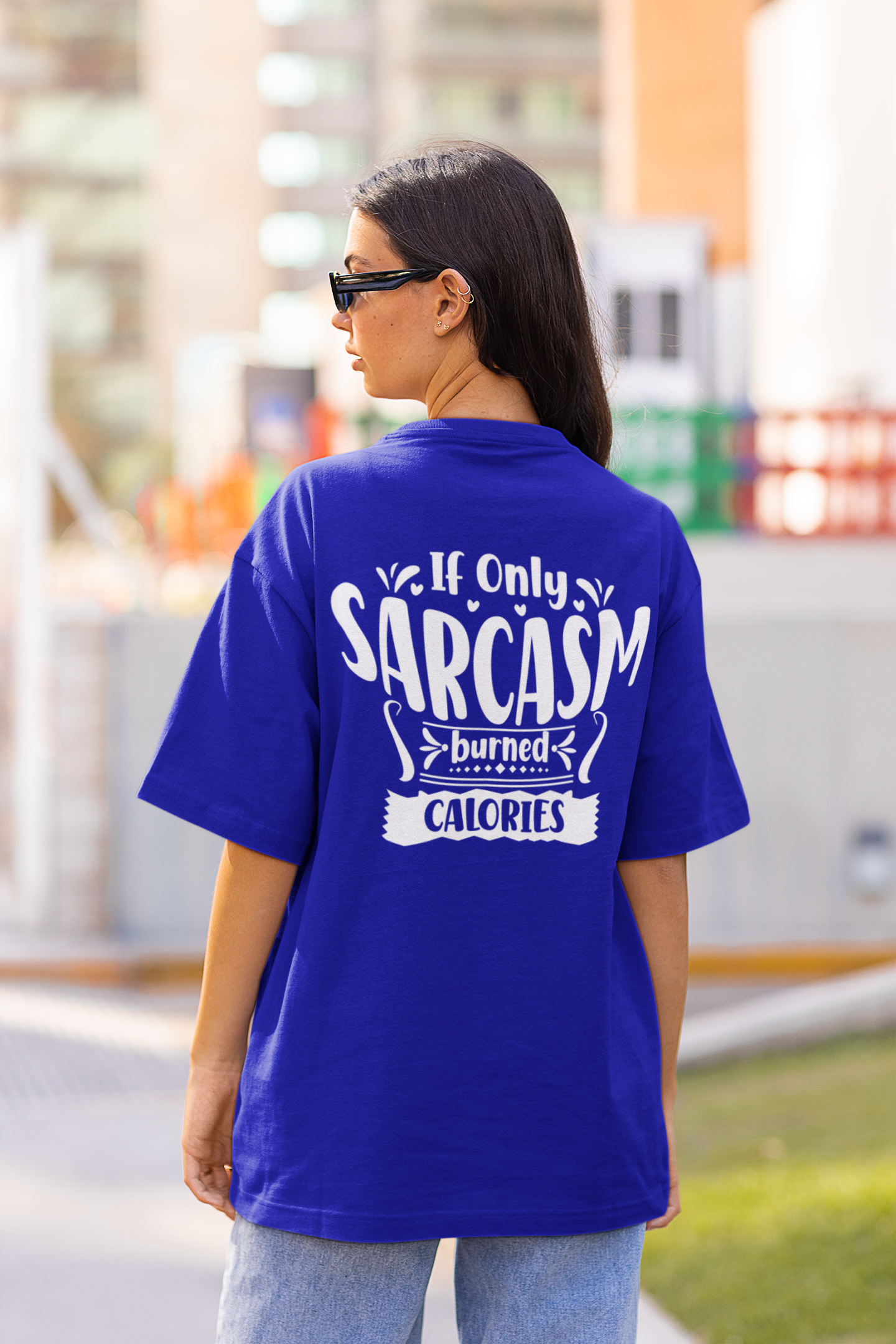 Sarcasm | Dropped Sleeve Unisex Tee