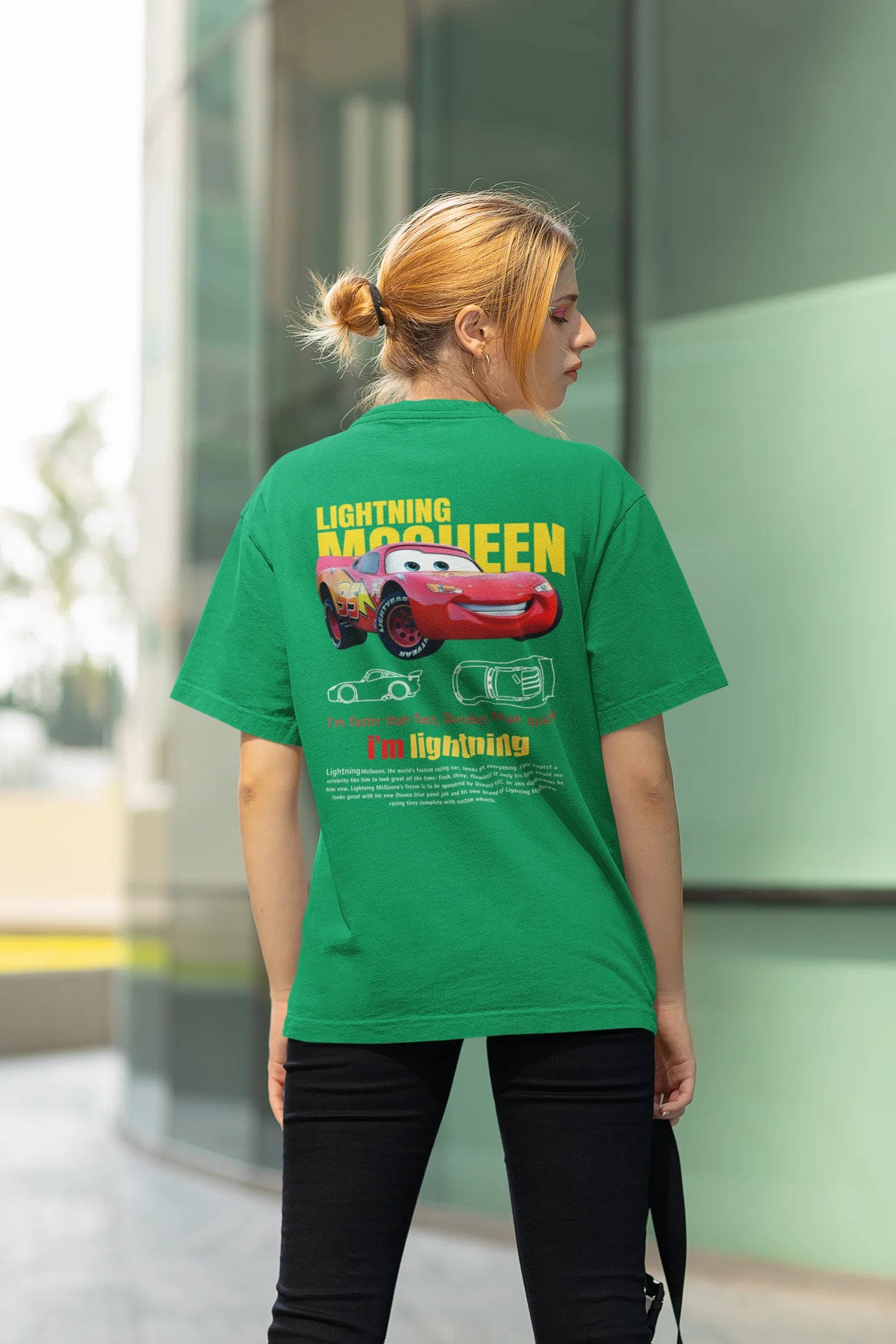 McQueen  | Super Cars | Dropped Sleeve Unisex Tee