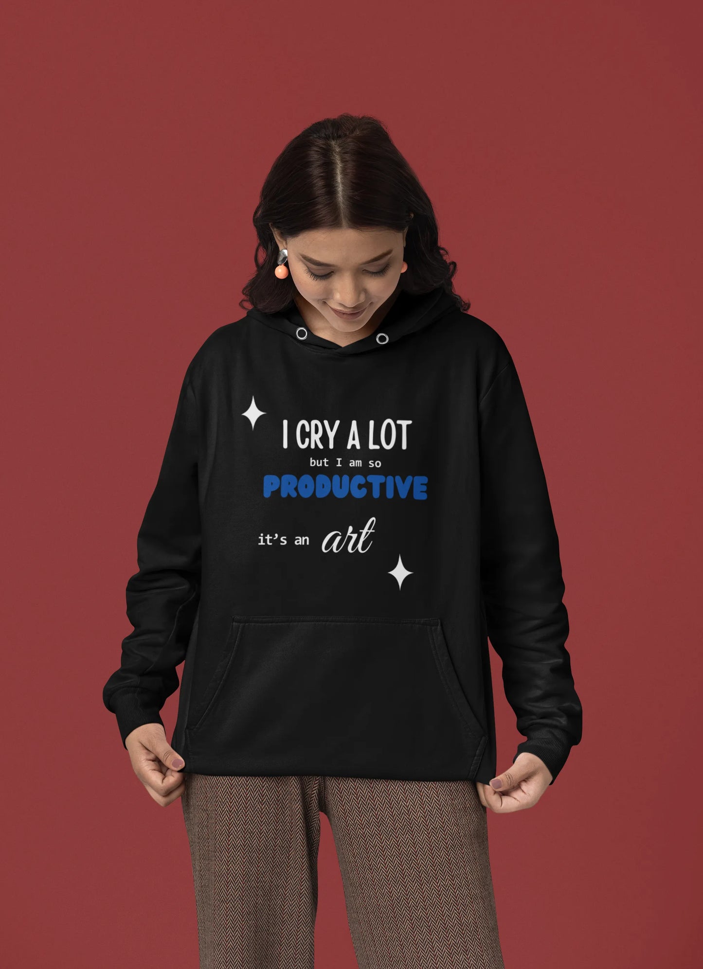 I'm So Productive | T.S. | Unisex Winter Hoodie