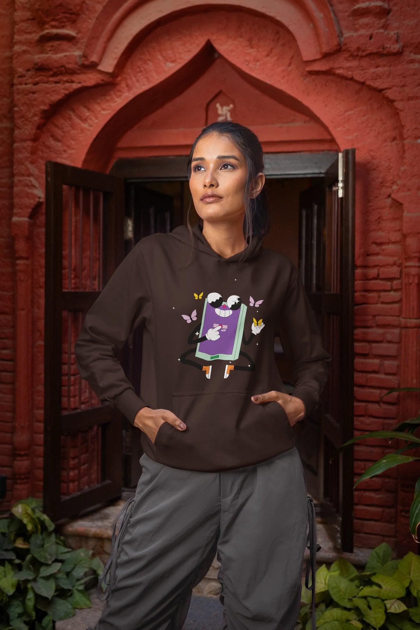 Offline Hours | Typography | Premium Unisex Winter Hoodie