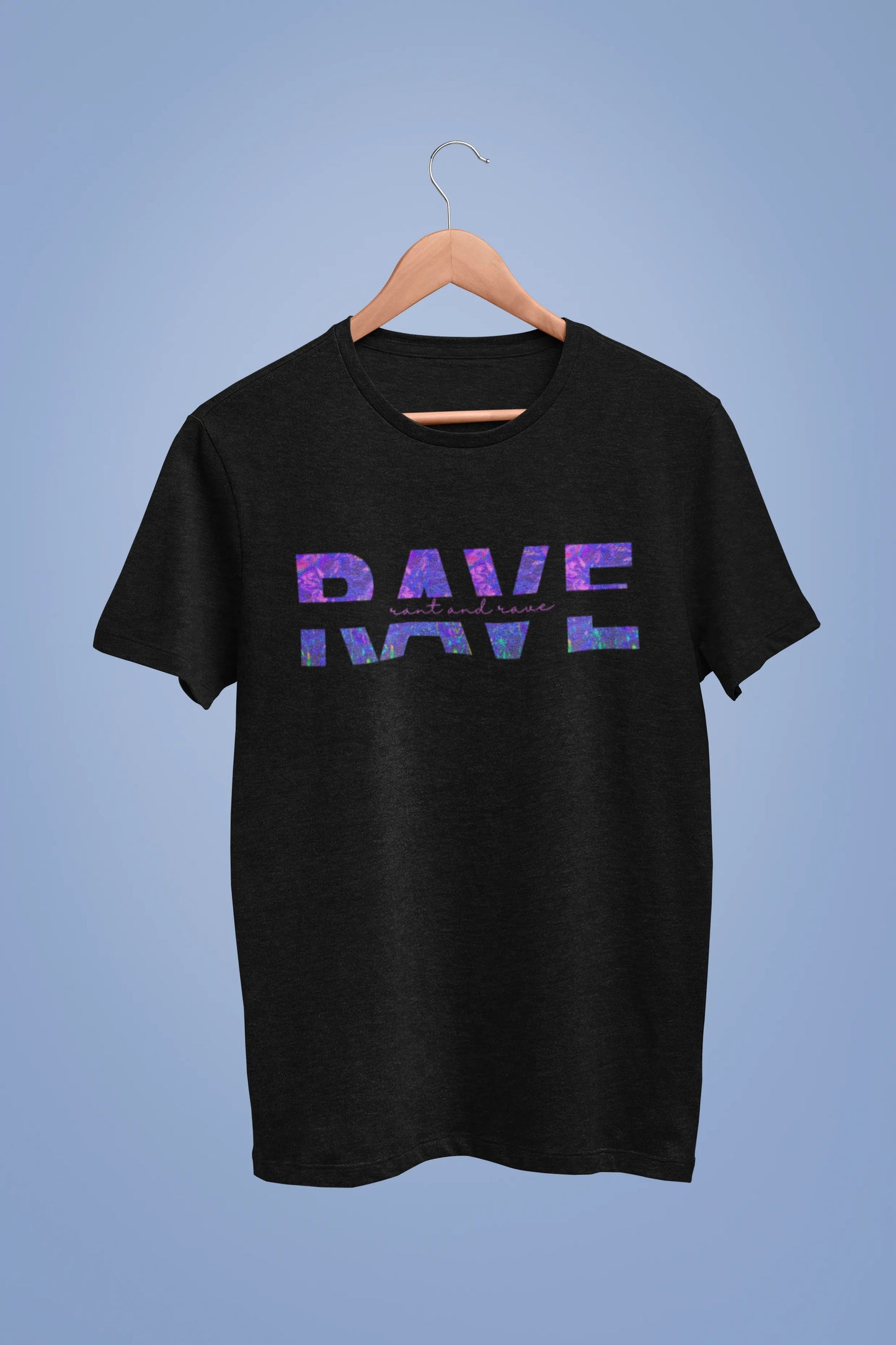 Rant and Rave | Techno Rave | Dropped Sleeve Unisex T-Shirt