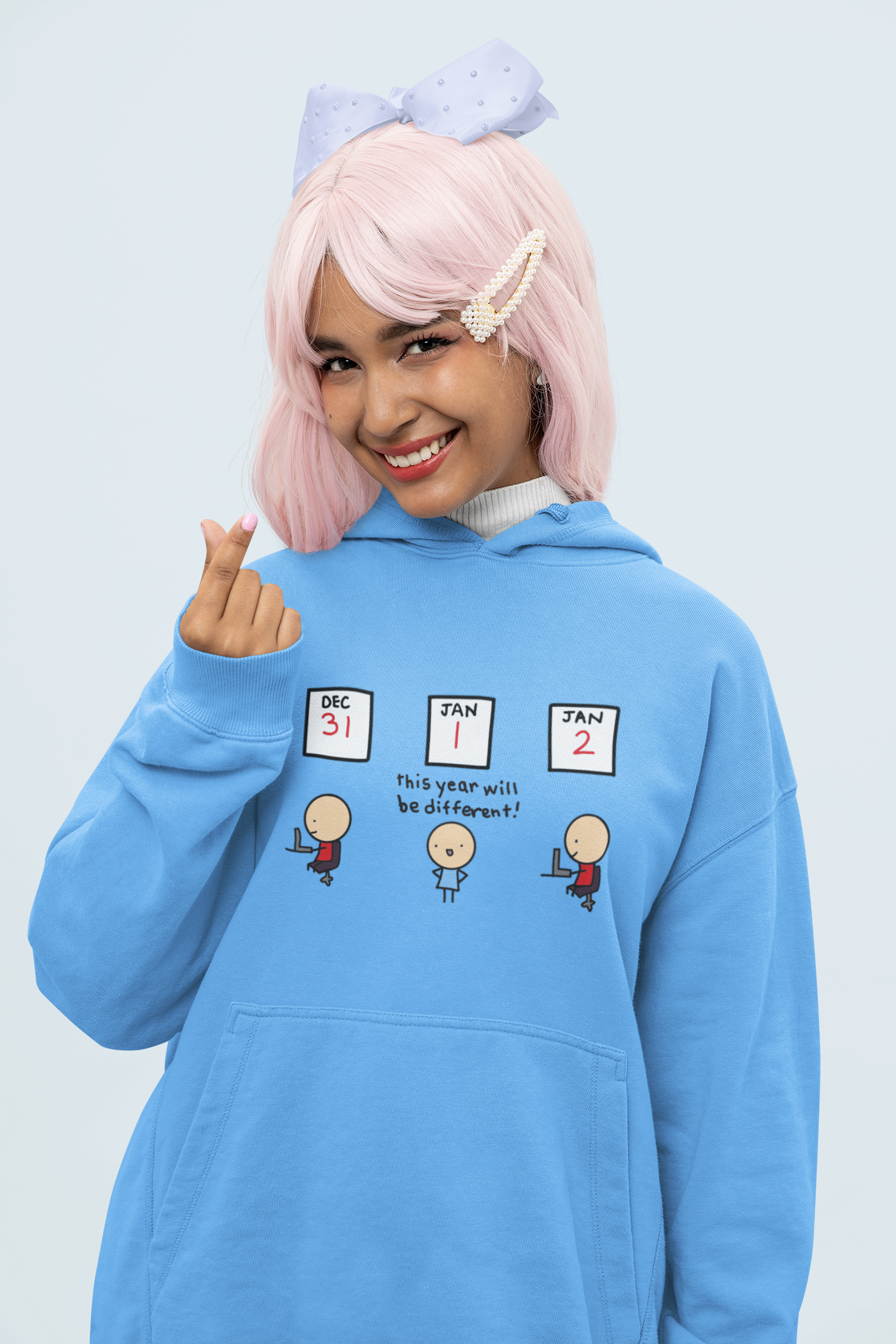 This year will be different | Premium Unisex Winter Hoodie