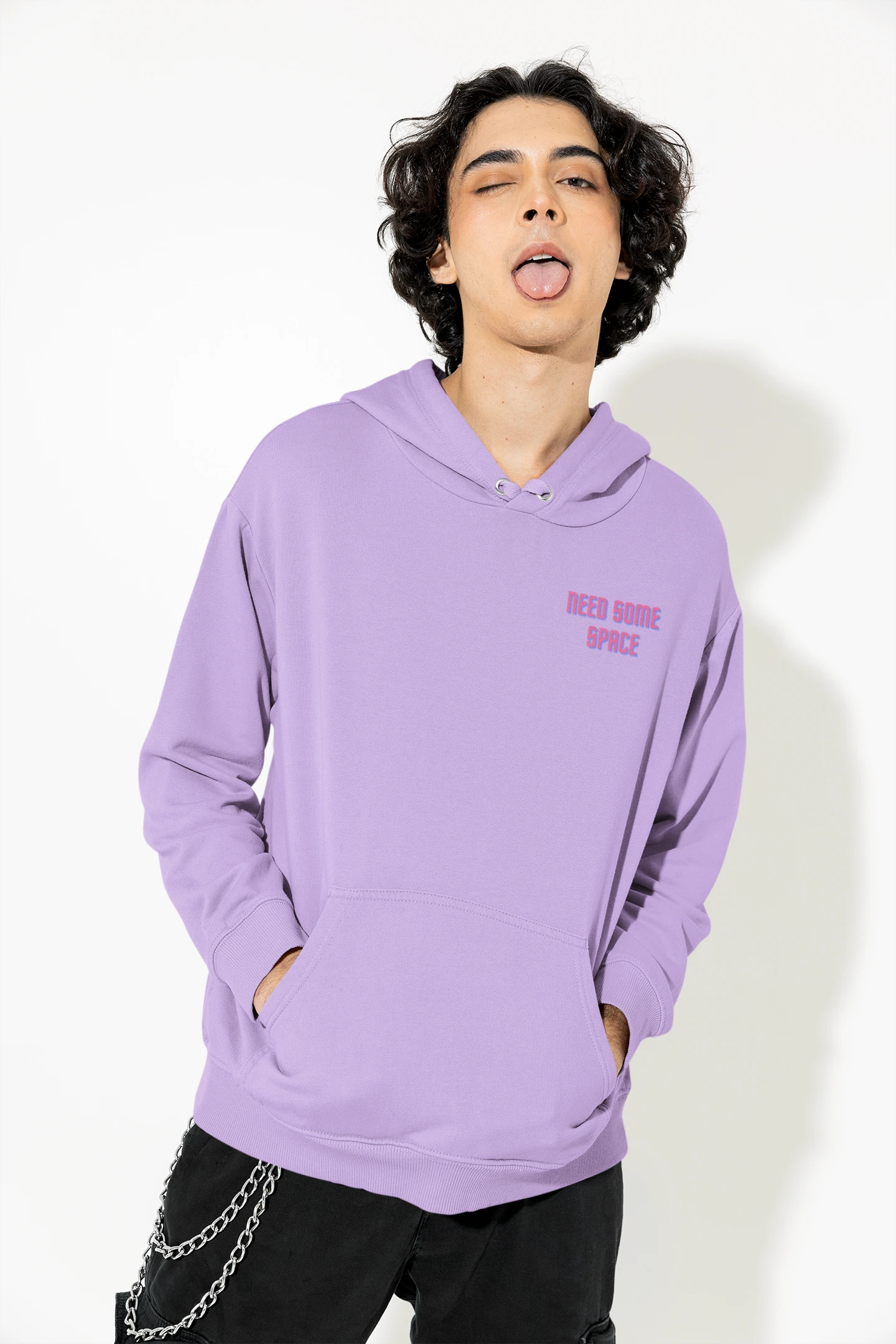 TV Spaced Out | Space Vogue | Premium Unisex Winter Hoodie