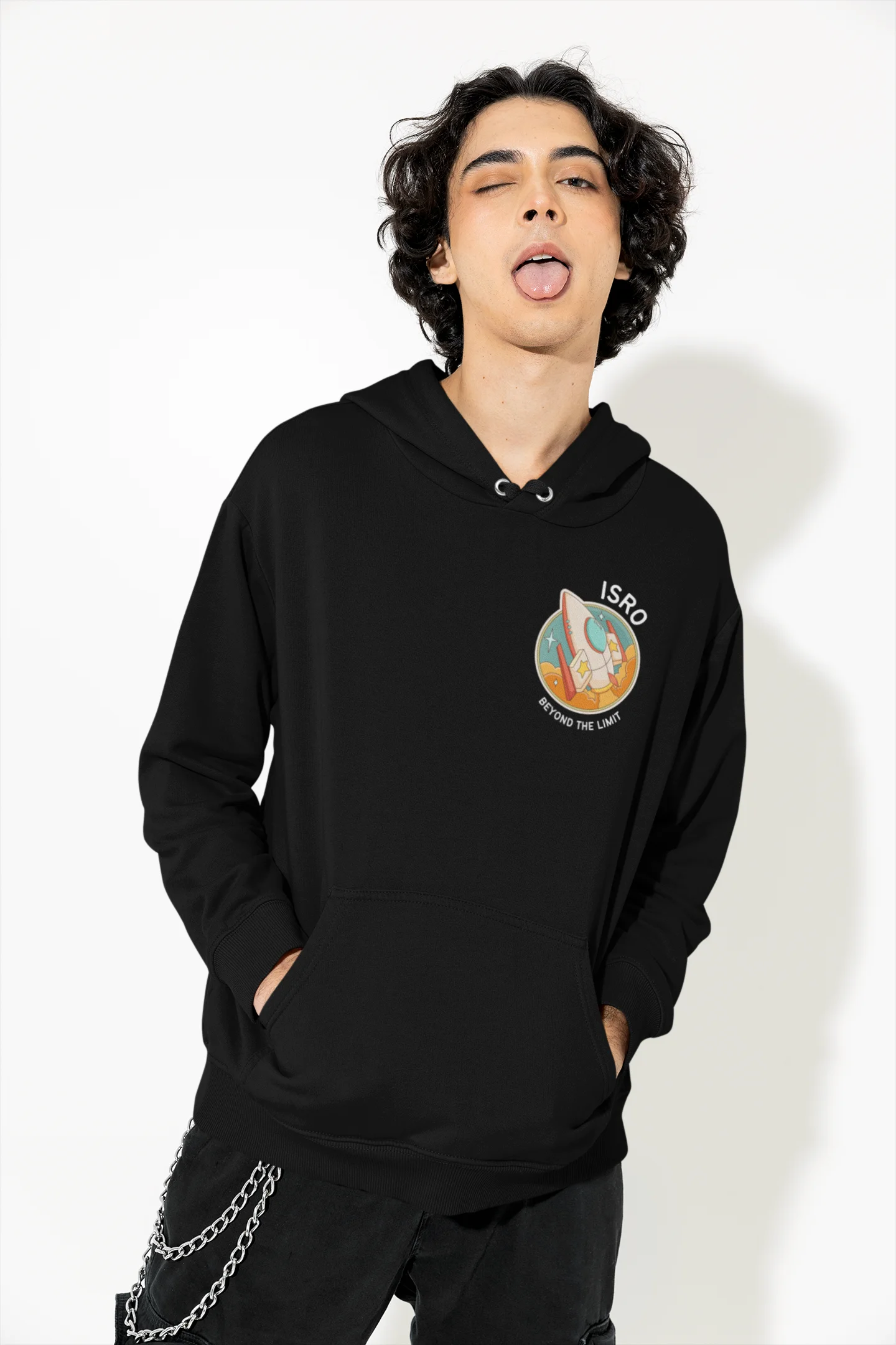 ISRO Rocking | Space Vogue | Premium Unisex Winter Hoodie