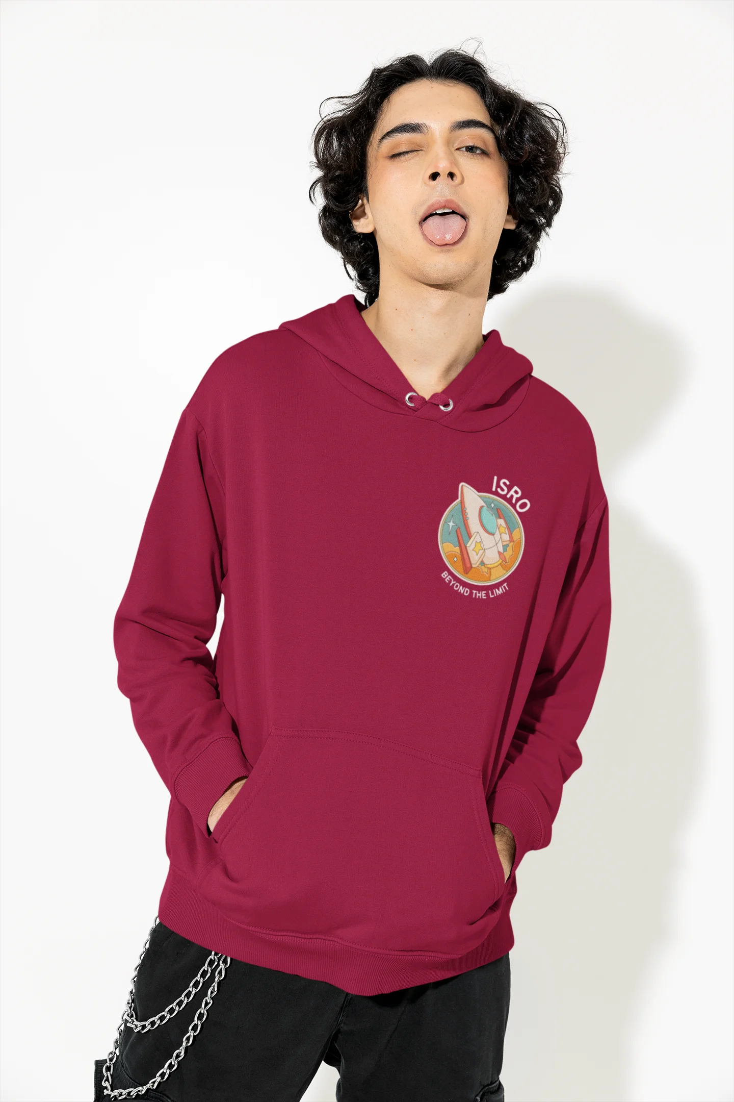 ISRO Rocking | Space Vogue | Premium Unisex Winter Hoodie