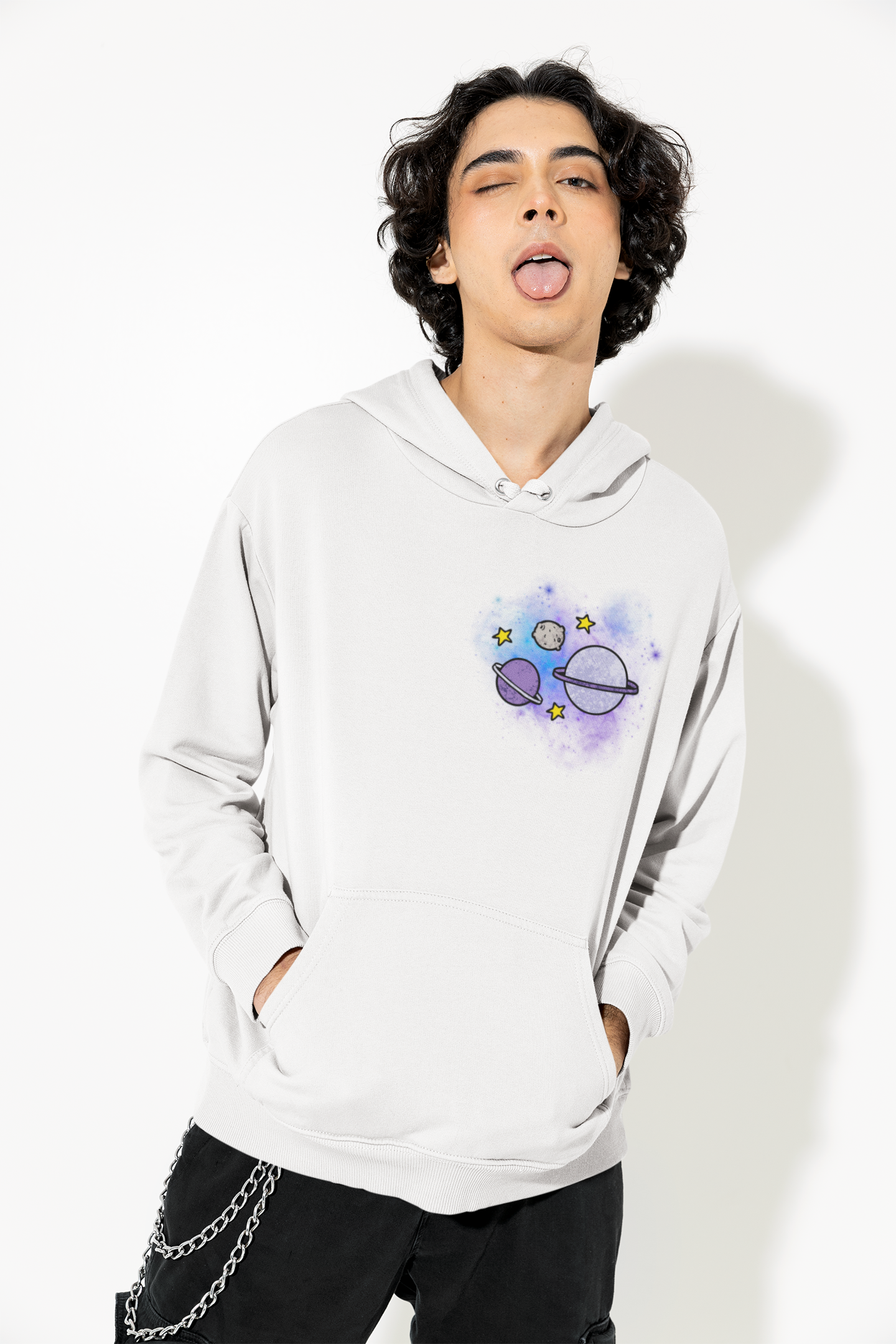 My Chilling Mode | Space Vogue | Premium Unisex Winter Hoodie