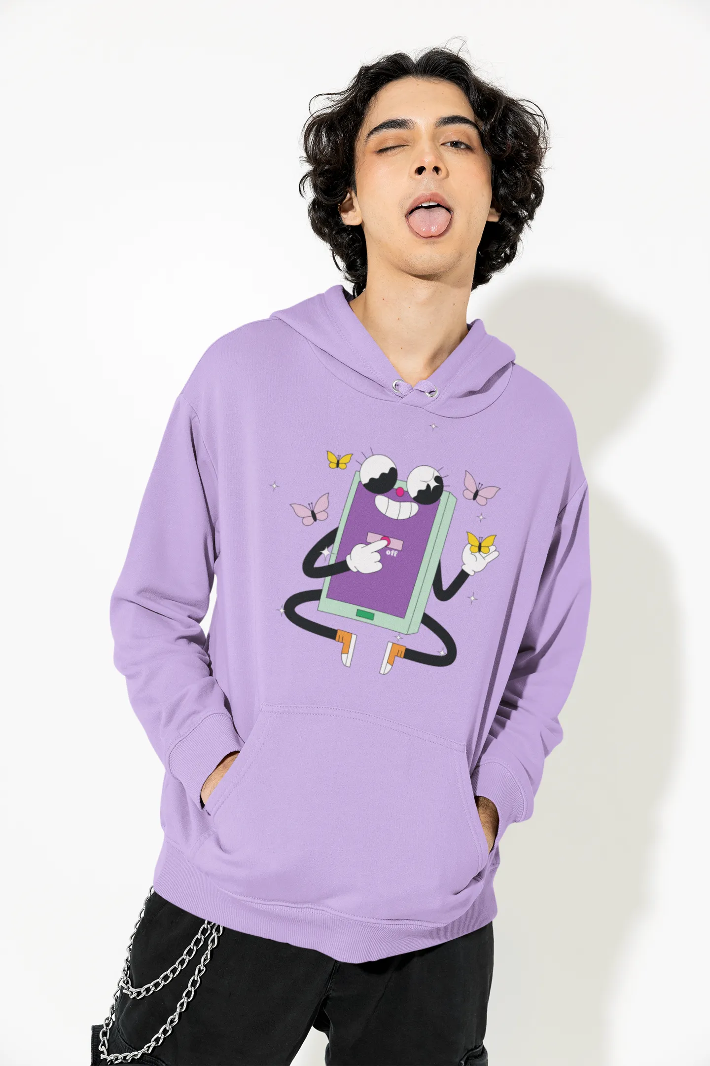 Offline Hours | Typography | Premium Unisex Winter Hoodie