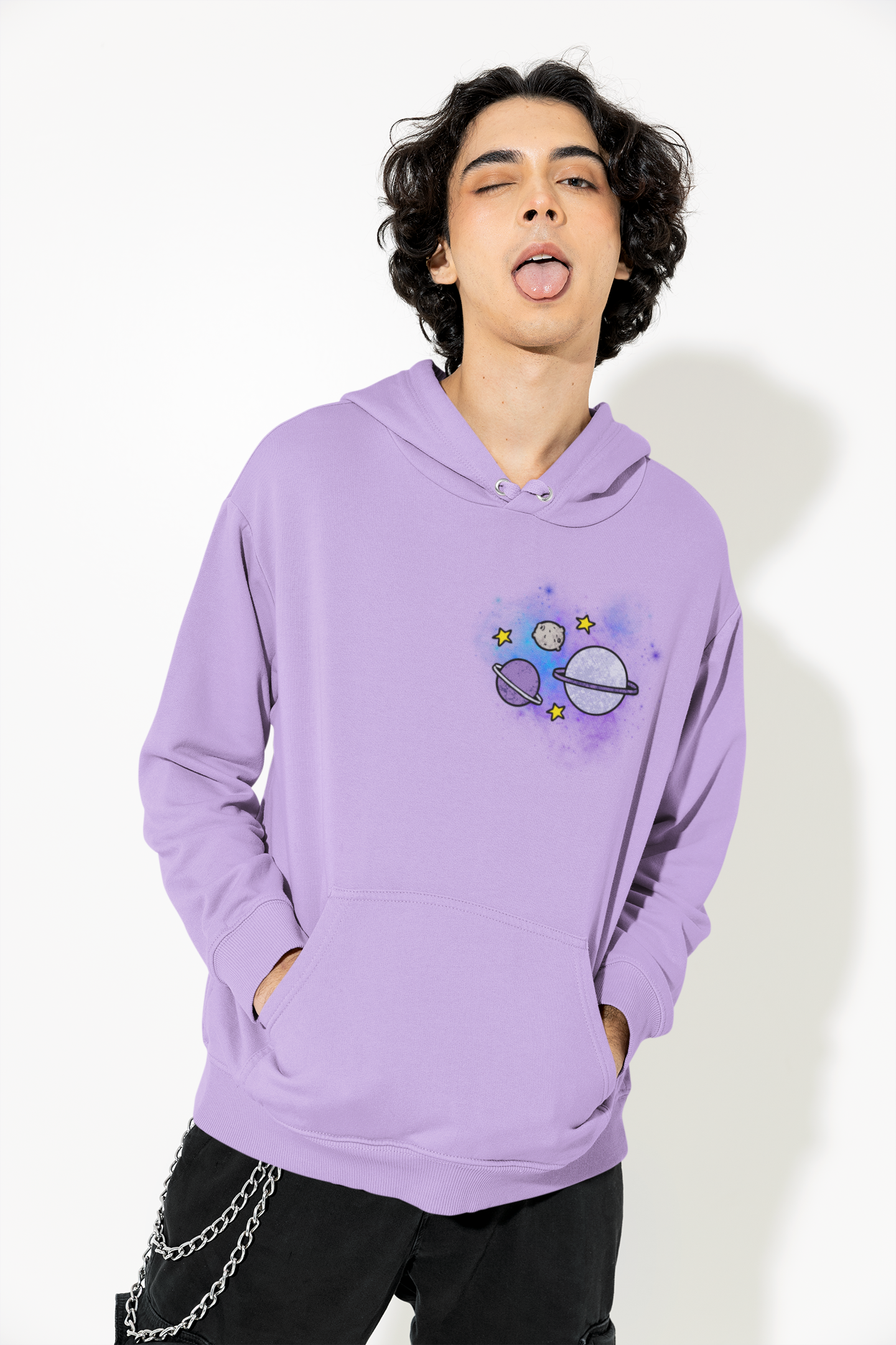 My Chilling Mode | Space Vogue | Premium Unisex Winter Hoodie