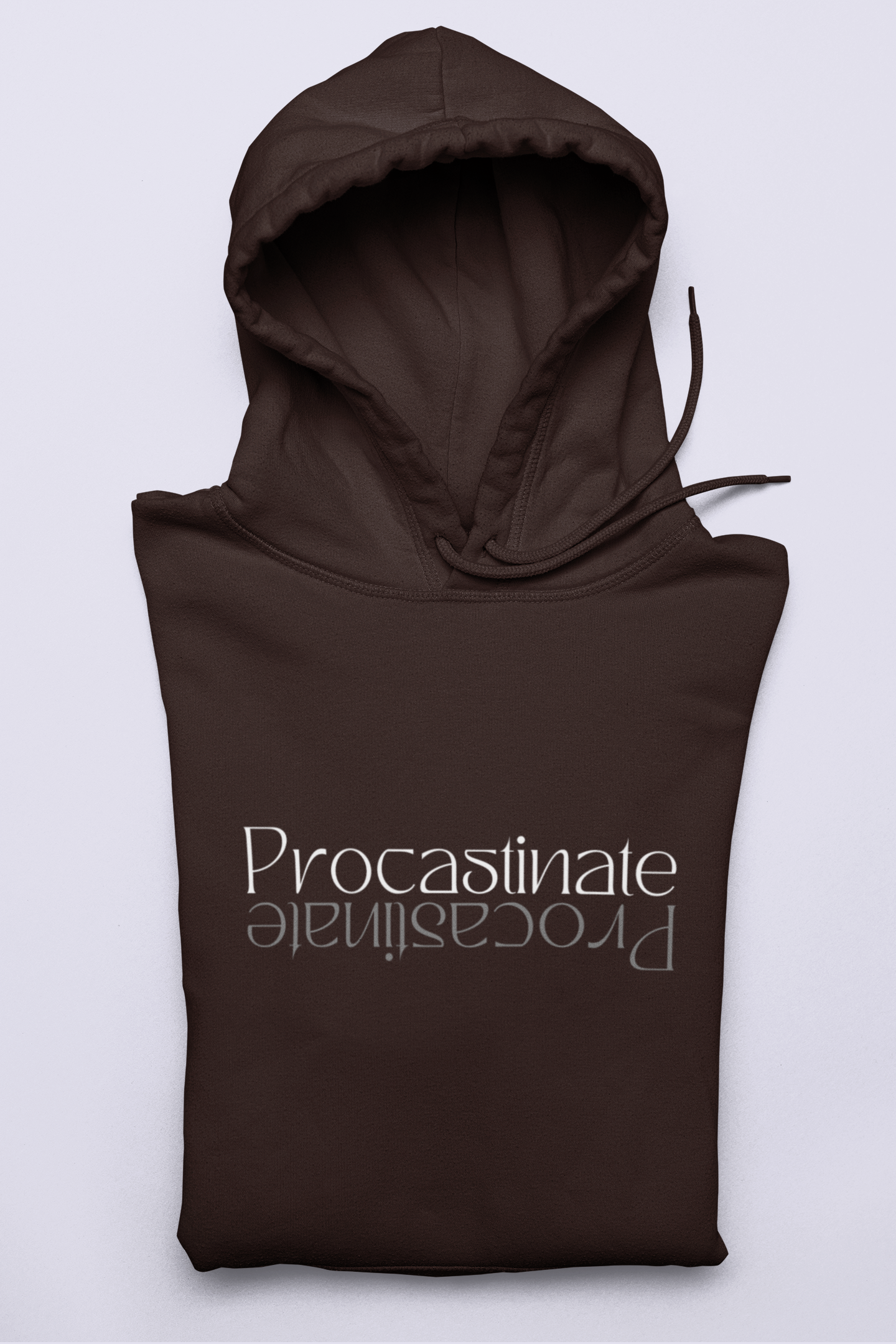 Procrastinate | Minimalist | Premium Unisex Winter Hoodie