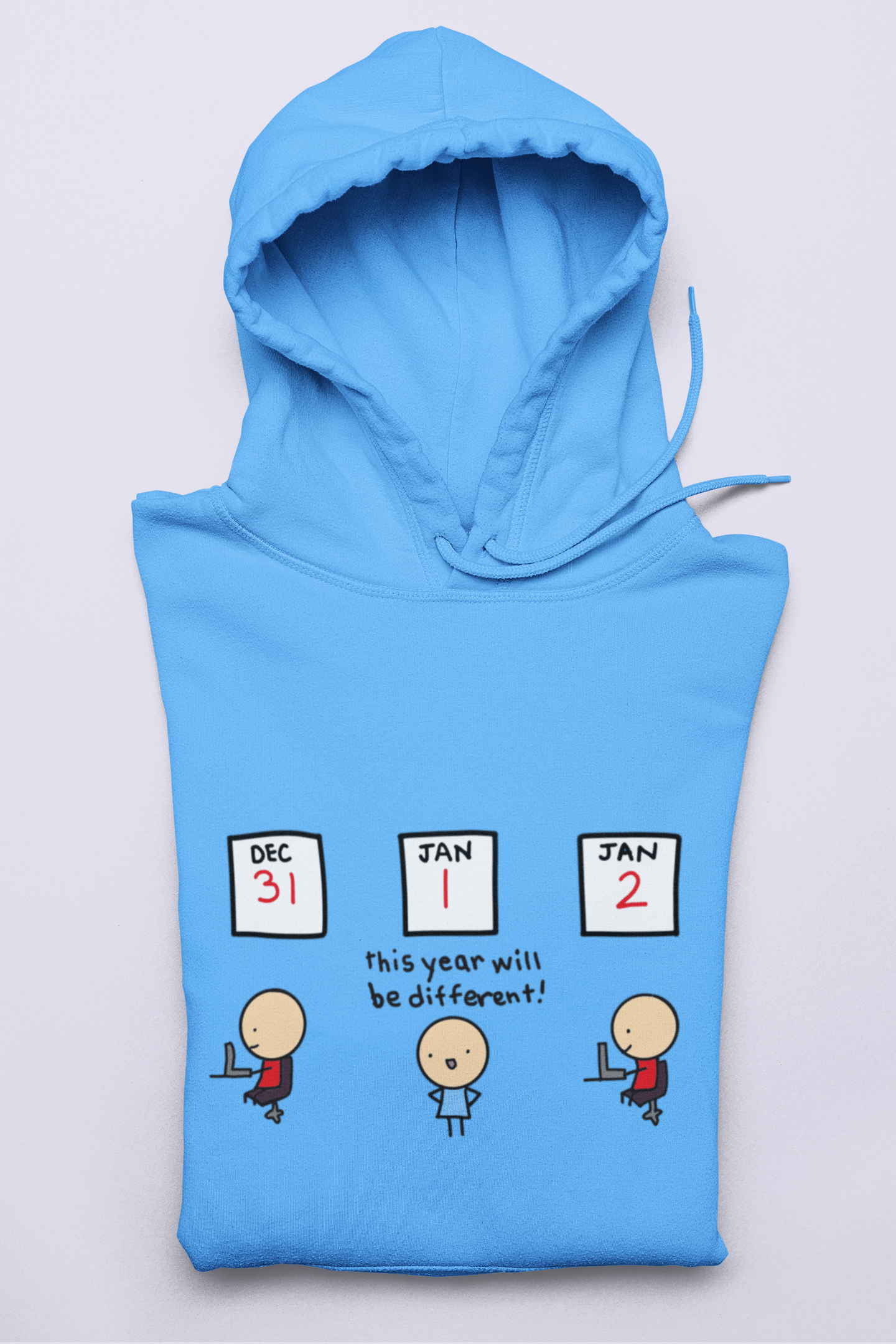 This year will be different | Premium Unisex Winter Hoodie
