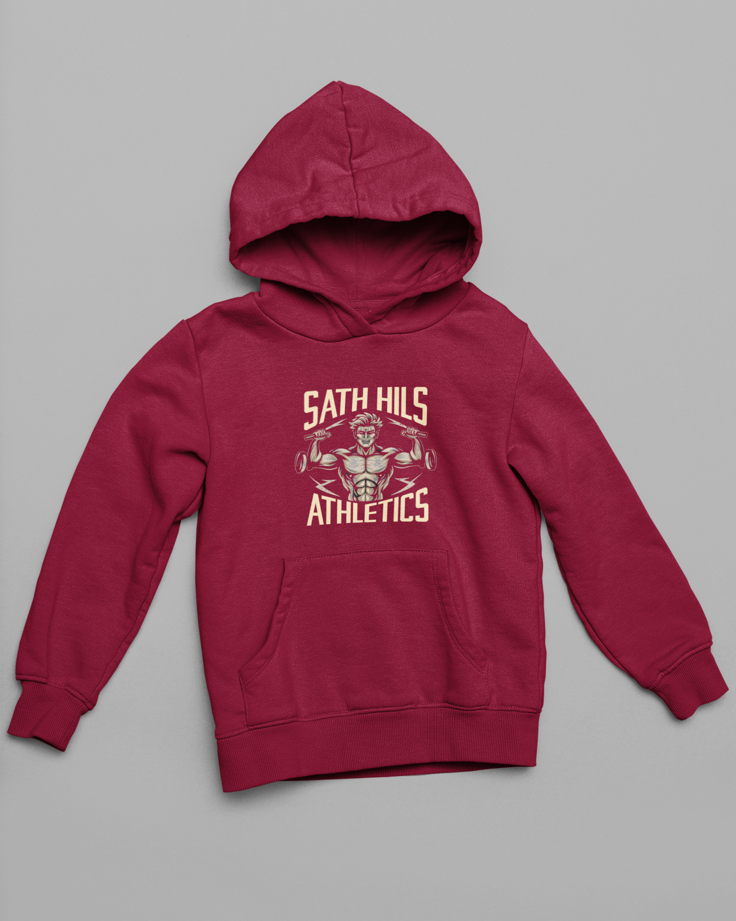 Sath Hils Atheletics | Retro Theme | Premium Unisex Winter Hoodie