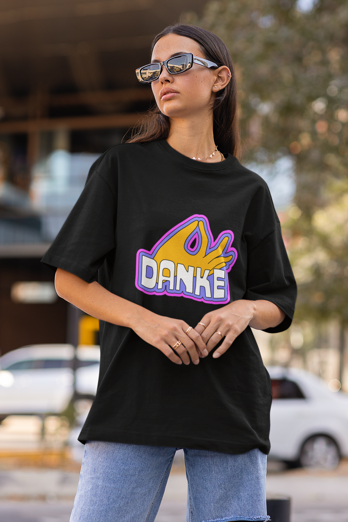 Danke | Dropped Sleeve Unisex Tee