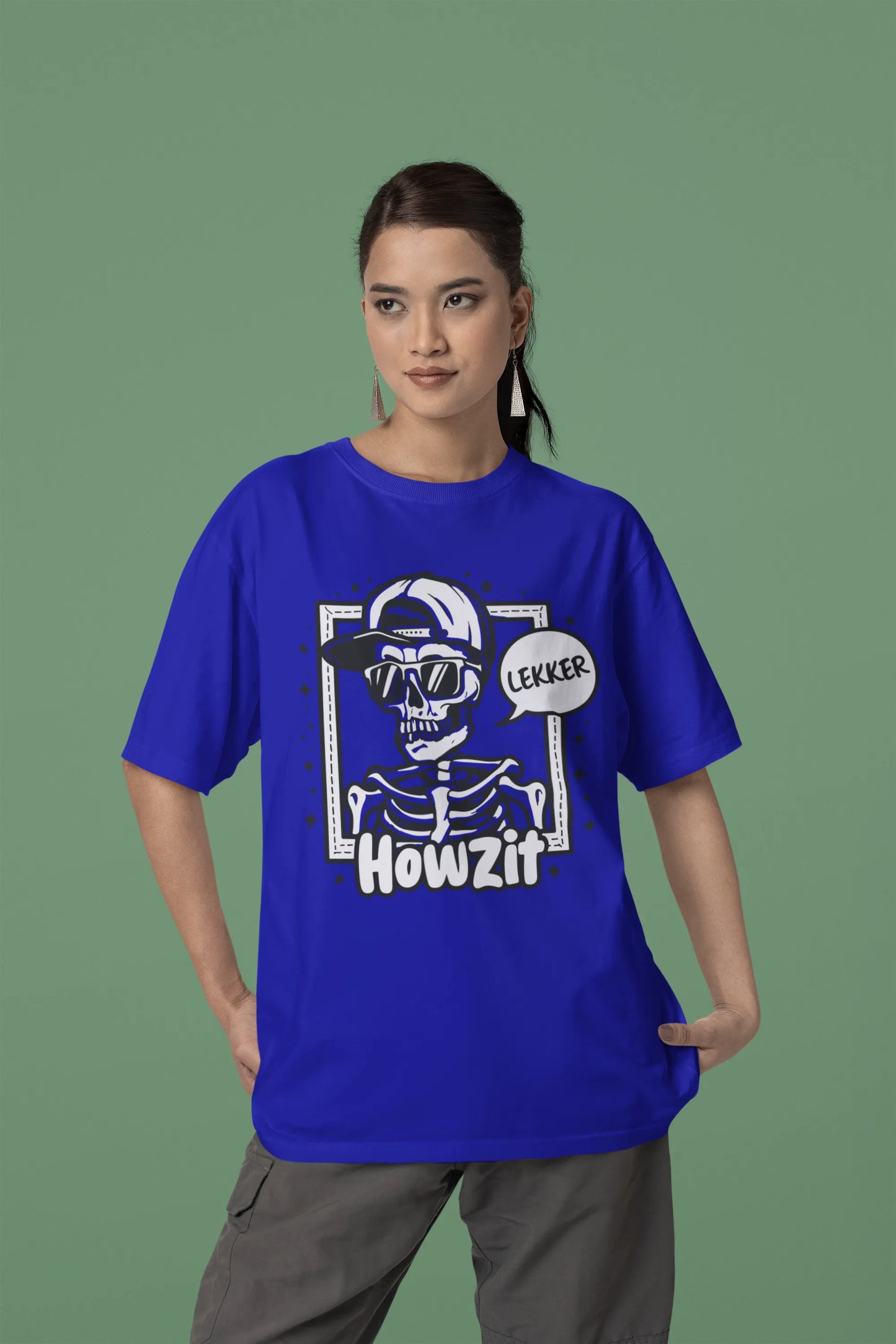 Lekkar | Techno Rave | Dropped Sleeve Unisex T-Shirt