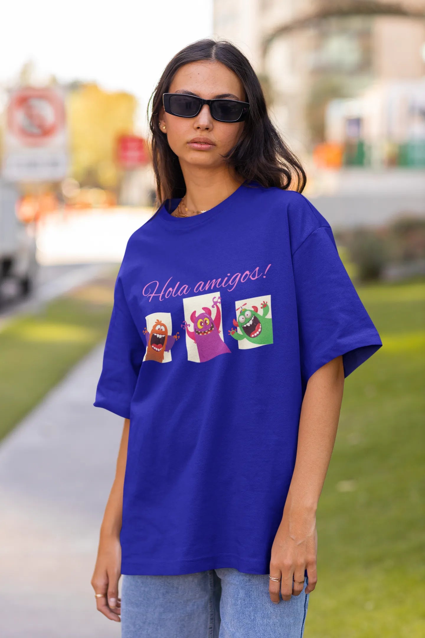 Hola Amigos |Disney | Premium Oversized Half Sleeve Unisex T-Shirt