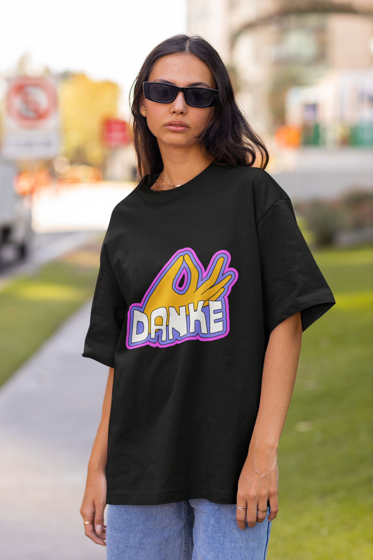 Danke | Dropped Sleeve Unisex Tee