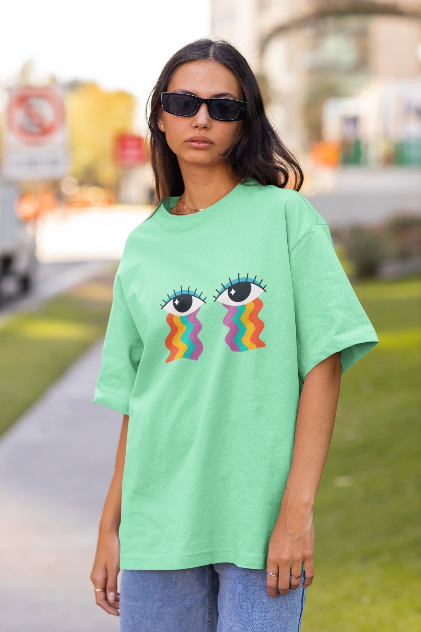 Let it go | Premium Oversized Half Sleeve Unisex T-Shirt