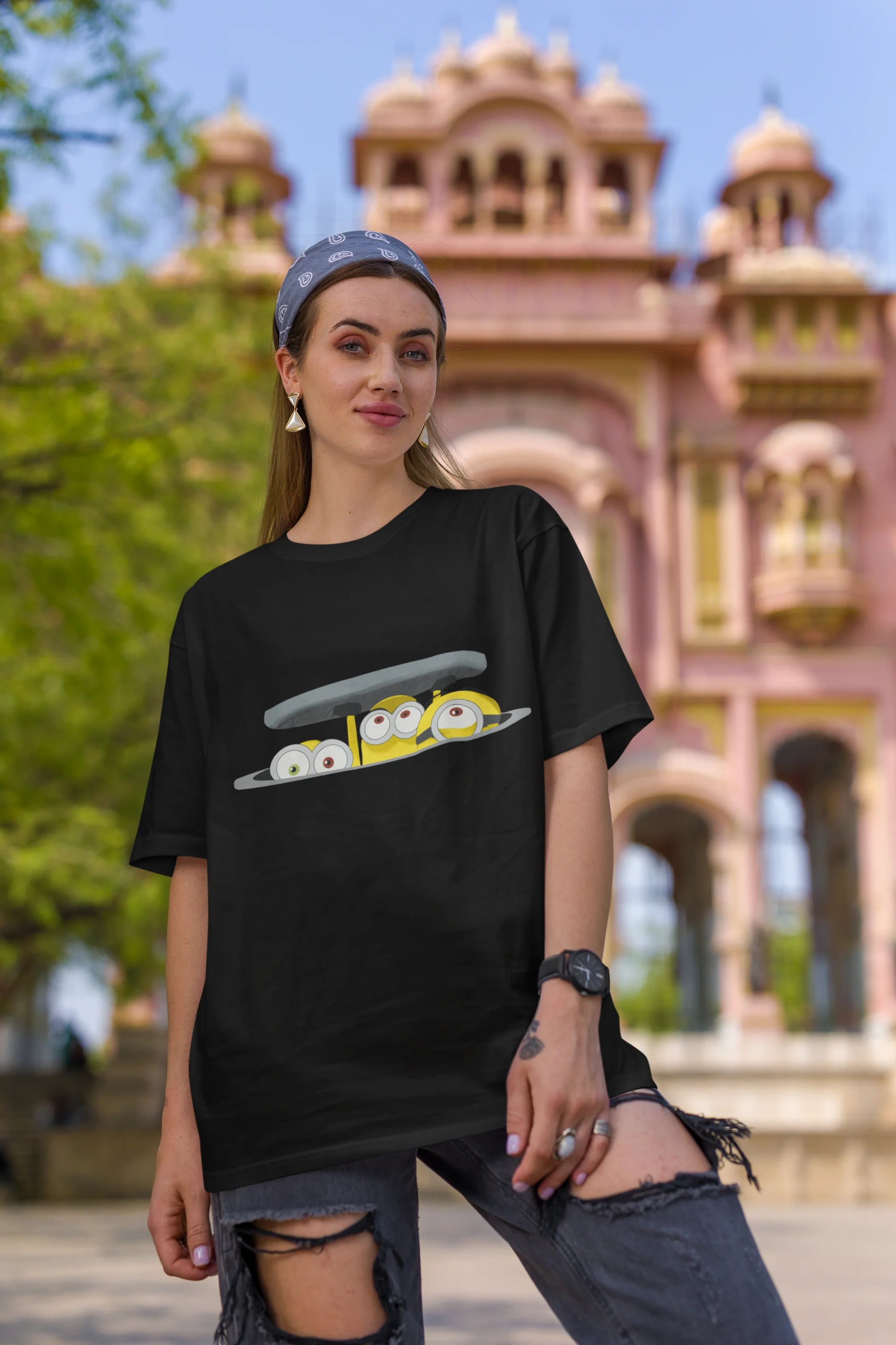 Minions | Disney | Premium Oversized Half Sleeve Unisex T-Shirt