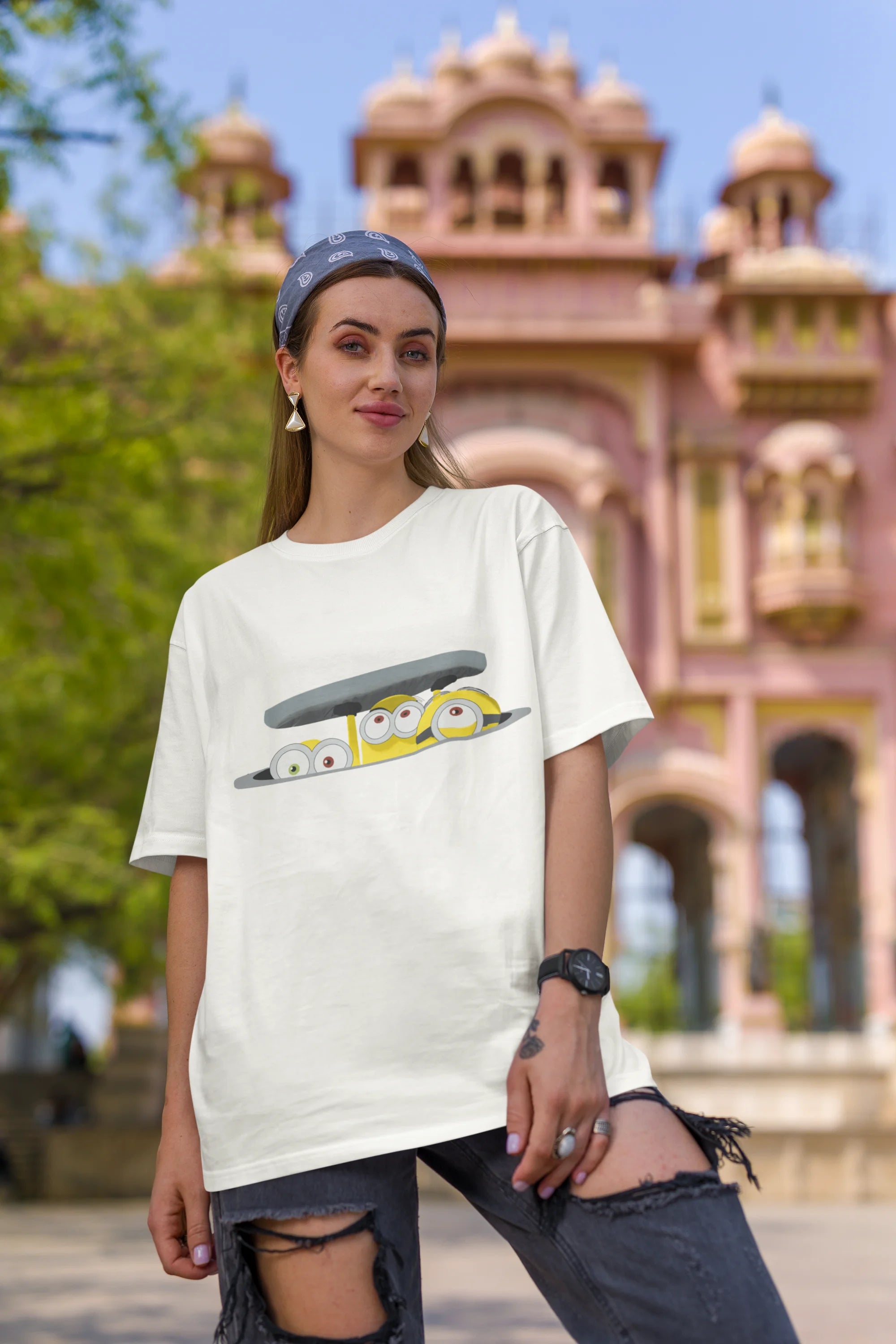 Minions | Disney | Premium Oversized Half Sleeve Unisex T-Shirt