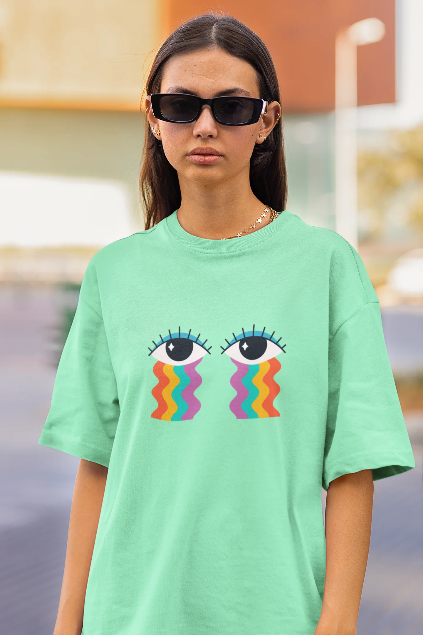 Let it go | Premium Oversized Half Sleeve Unisex T-Shirt