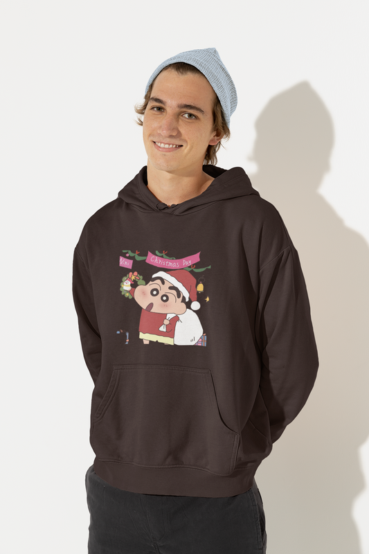 X-mas Day | Shinchan | Premium Unisex Winter Hoodie