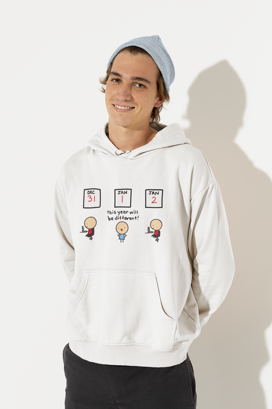 This year will be different | Premium Unisex Winter Hoodie