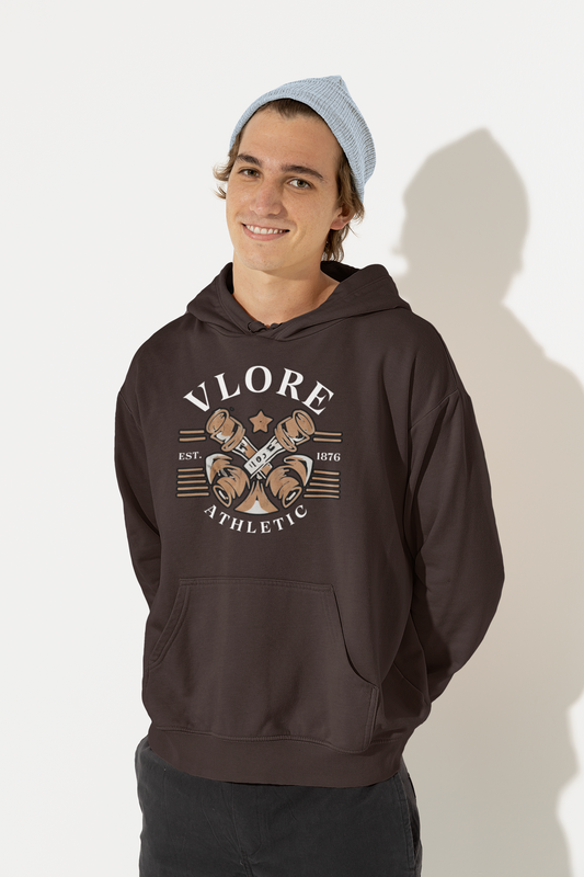 Vlore Athletics | Retro Theme | Premium Unisex Winter Hoodie