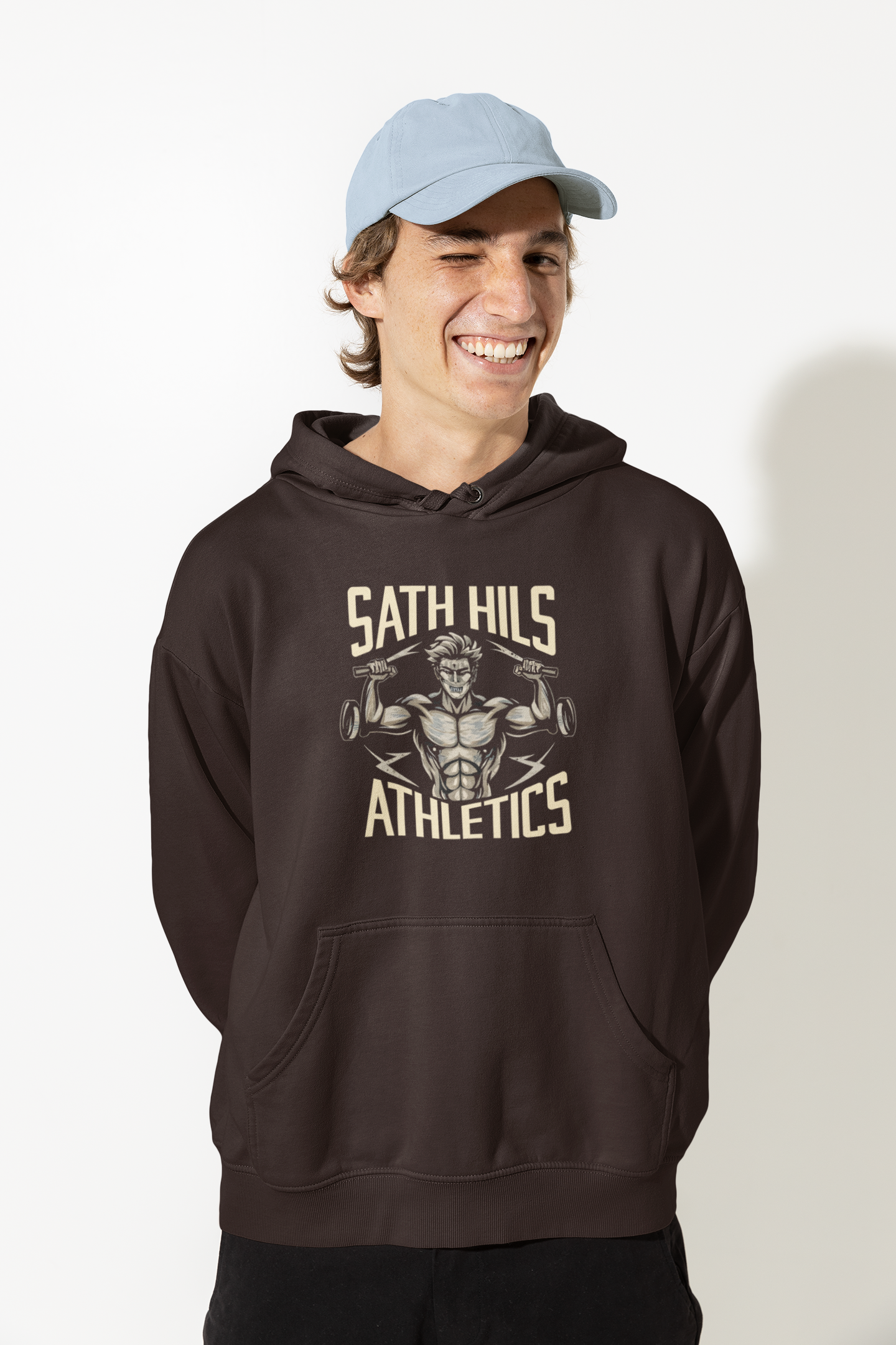 Sath Hils Atheletics | Retro Theme | Premium Unisex Winter Hoodie