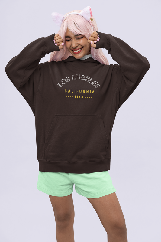 Los Angeles California | Retro Theme | Premium Unisex Winter Hoodie