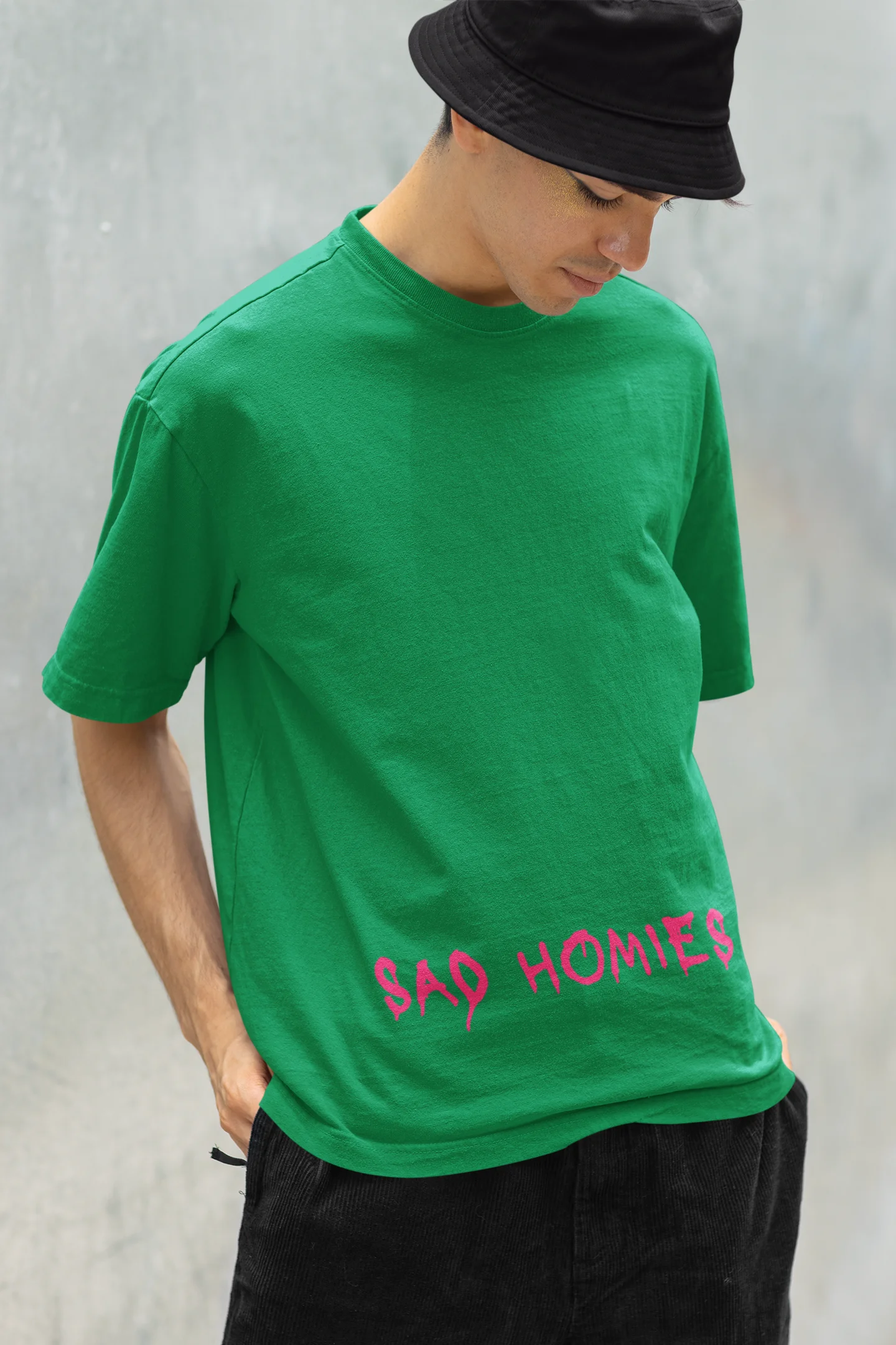 Sad Homies | Techno Rave | Dropped Sleeve Unisex T-Shirt